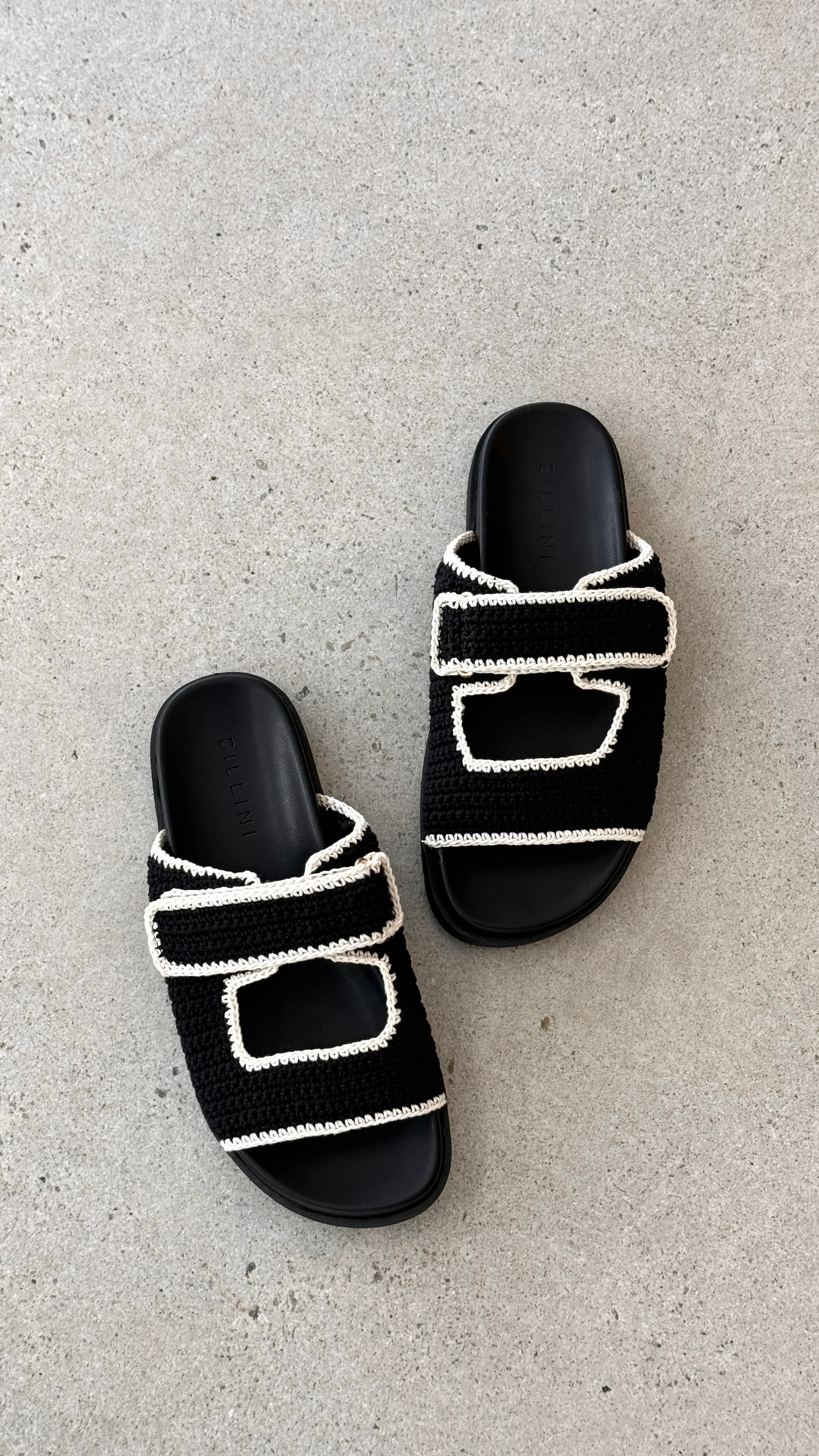 Abbot Sandals - Black / White Contrast - Image 6