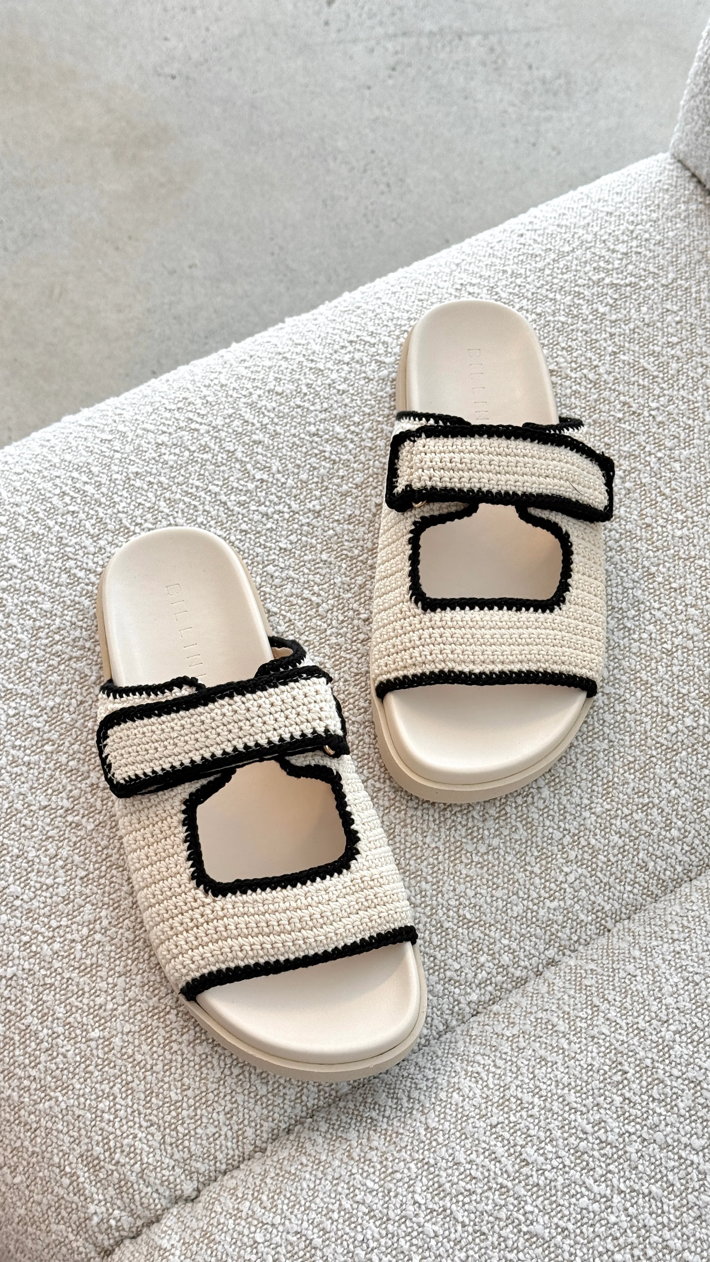 Abbot Sandals - White / Black Contrast - Image 2