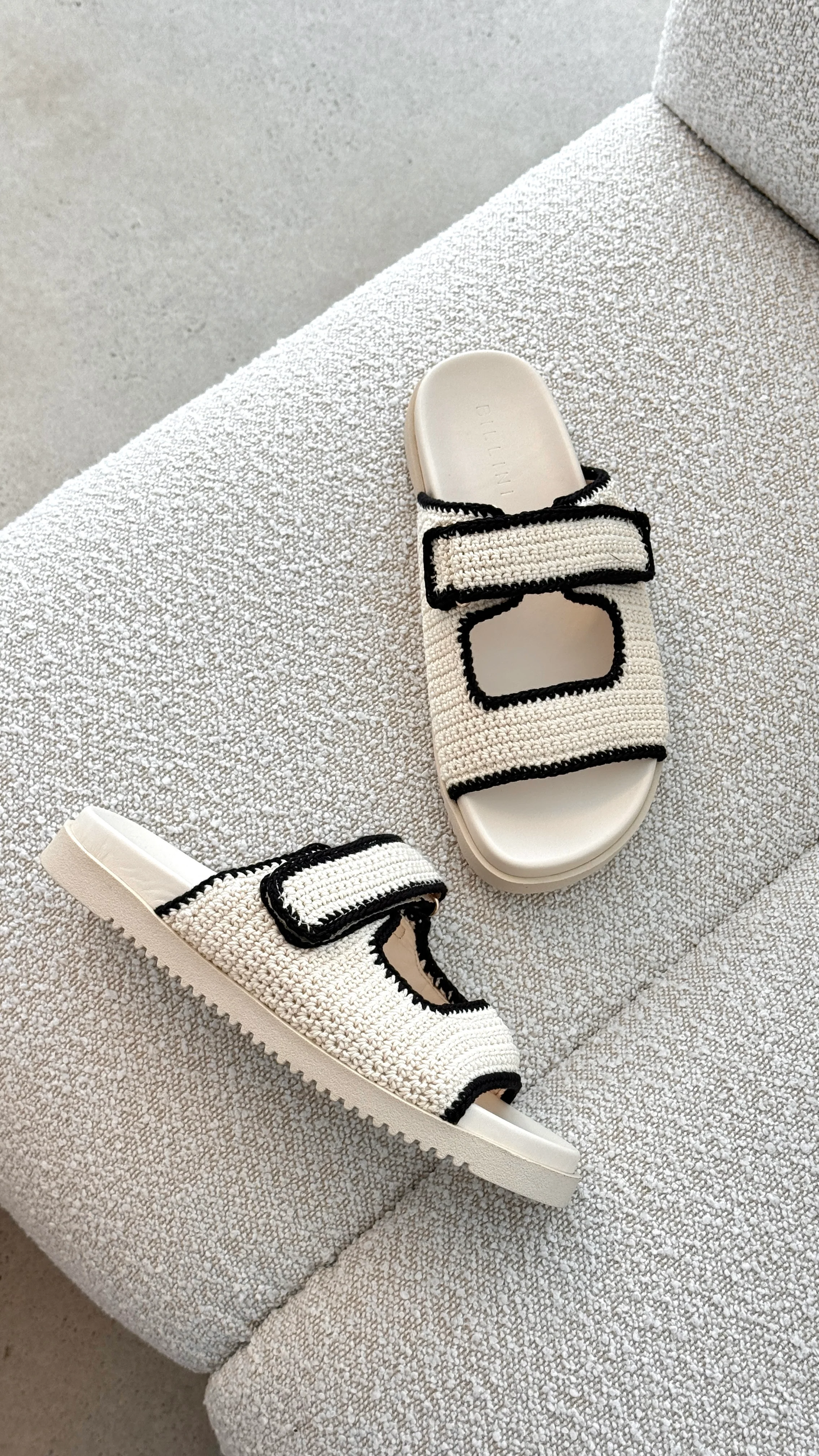 Abbot Sandals - White / Black Contrast - Image 3