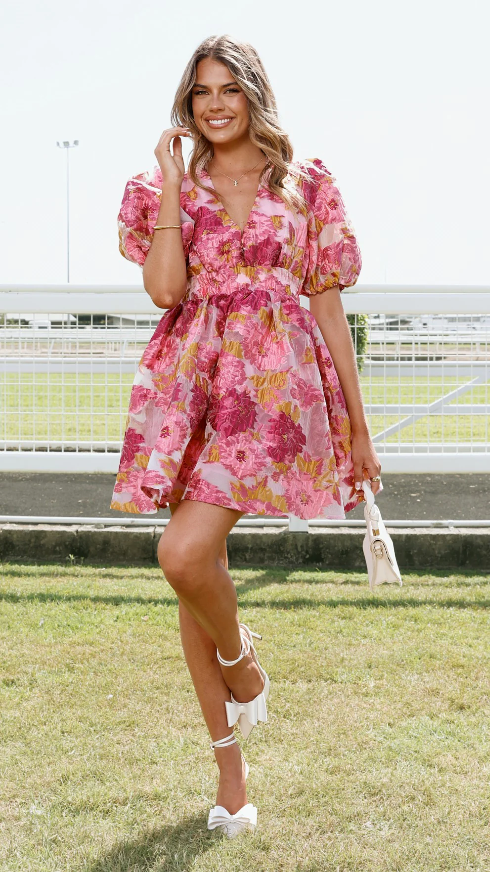 Abel Mini Dress - Pink - Image 13