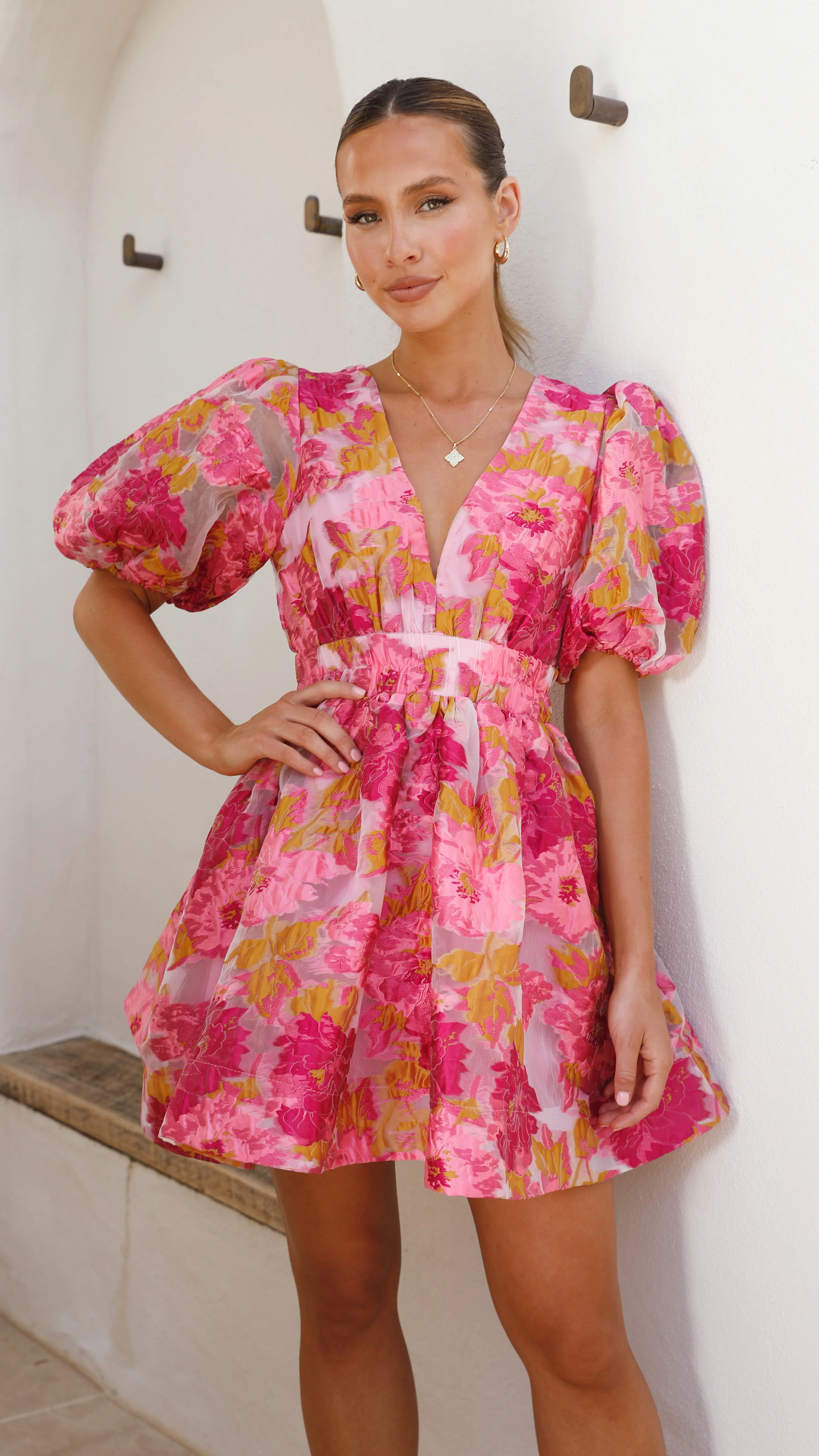 Abel Mini Dress - Pink - Image 17