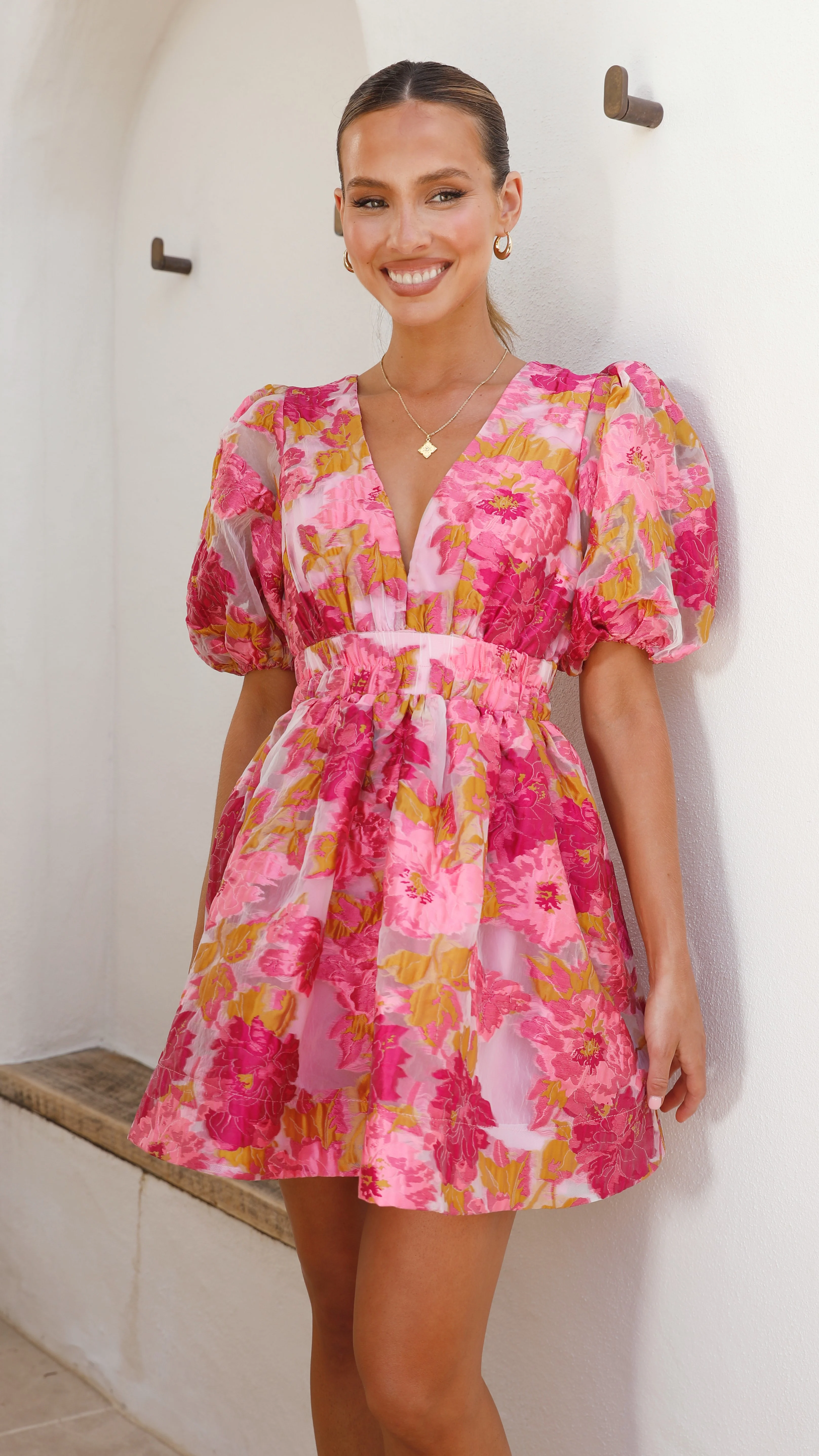 Abel Mini Dress - Pink - Image 18