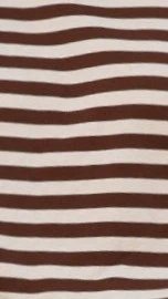 Adelia Mini Dress - Chocolate Stripe - Image 5