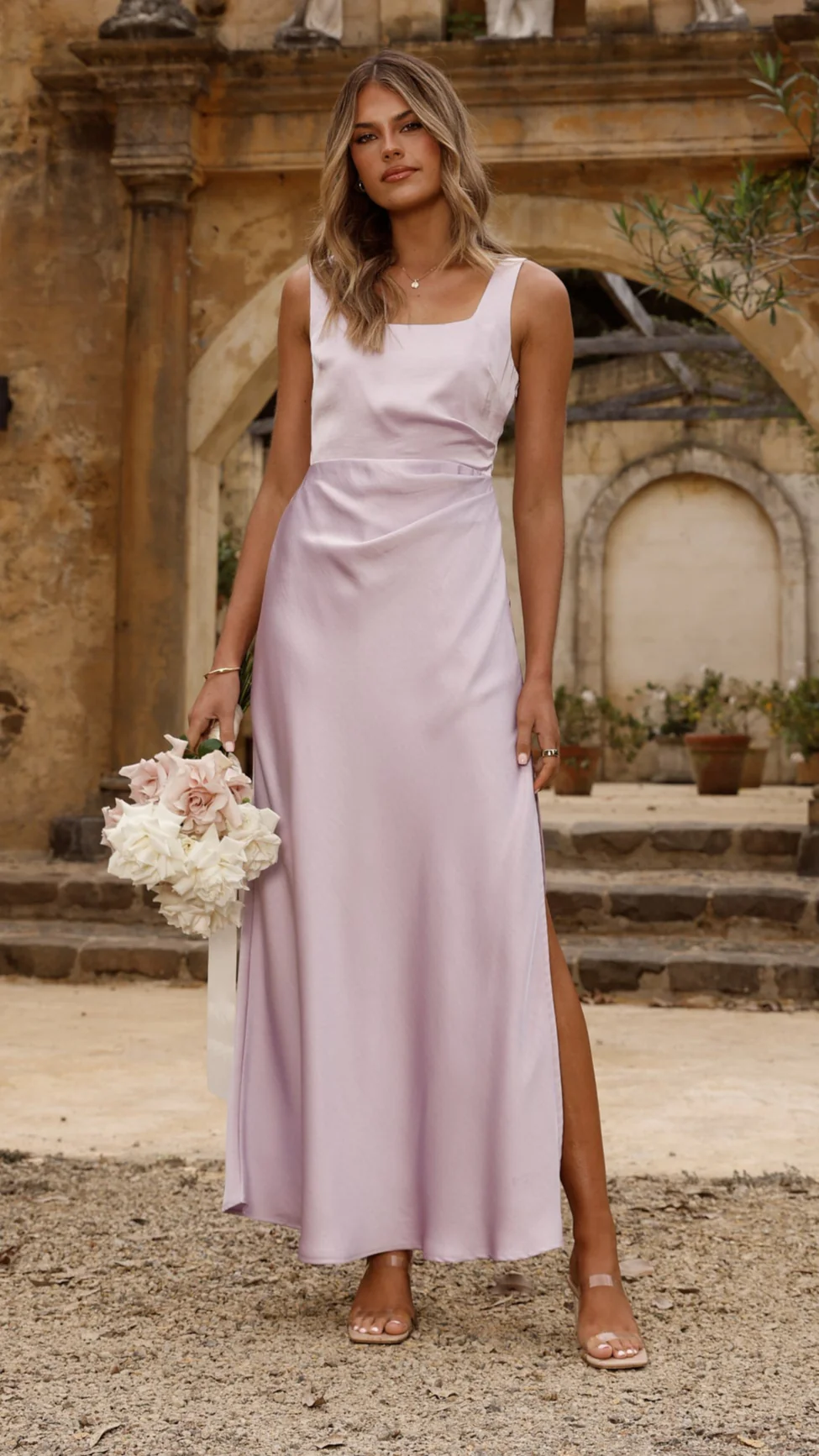Adeline Maxi Dress - Lilac - Image 5