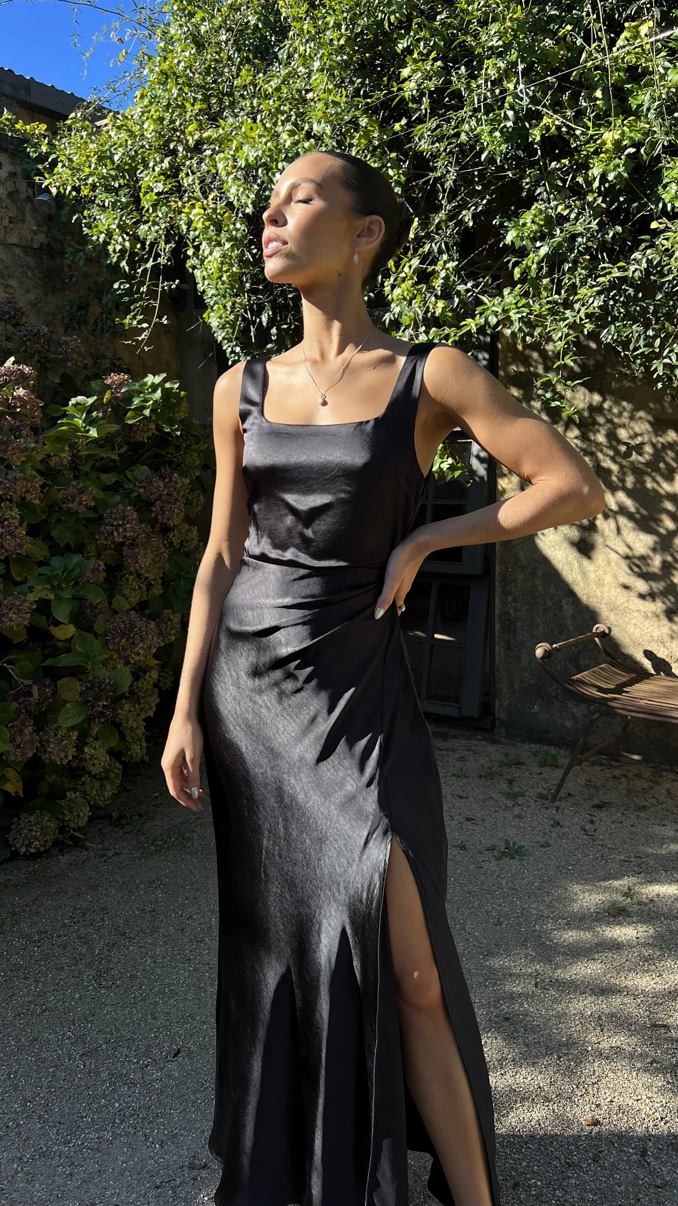 Alaria Maxi Dress - Black - Image 20