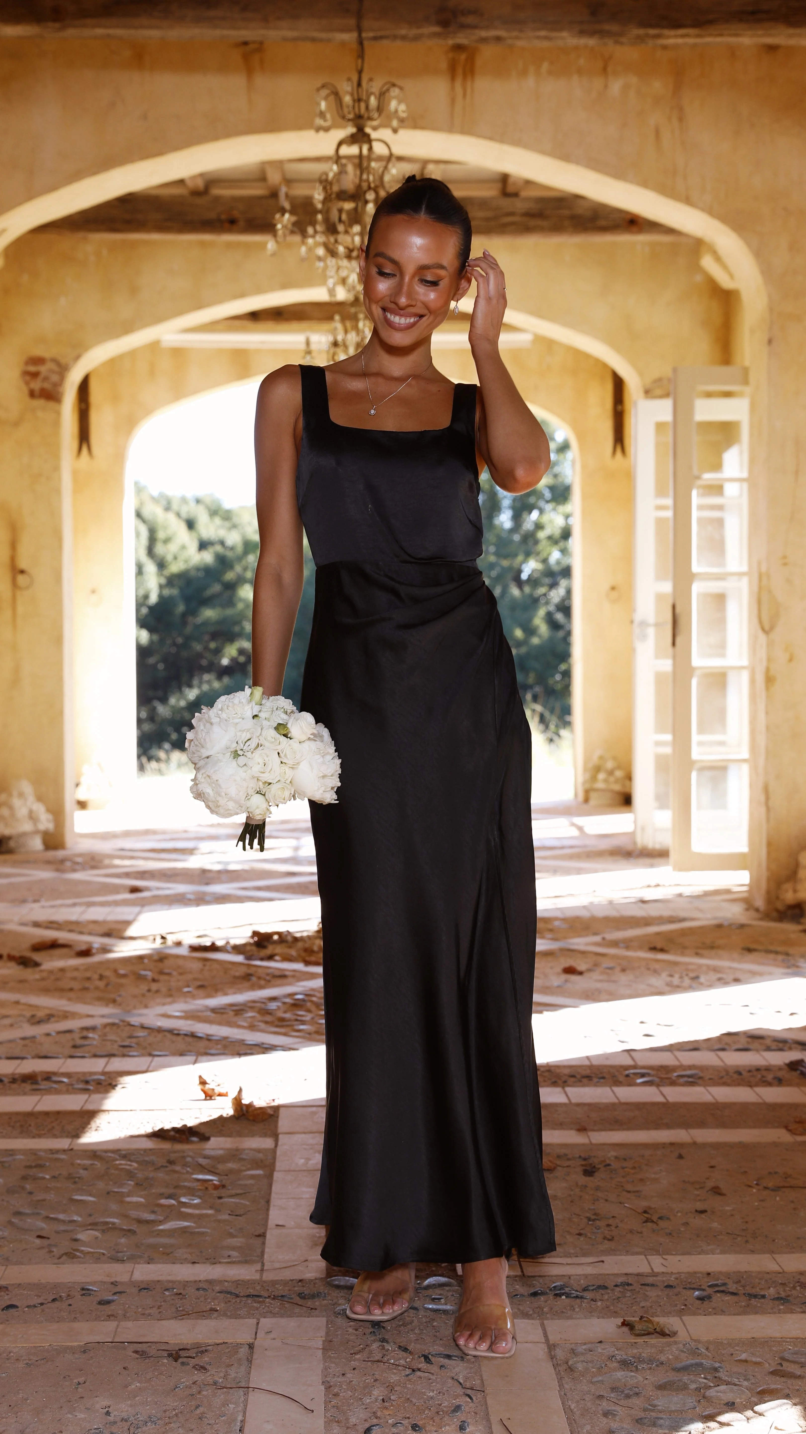 Alaria Maxi Dress - Black - Image 31