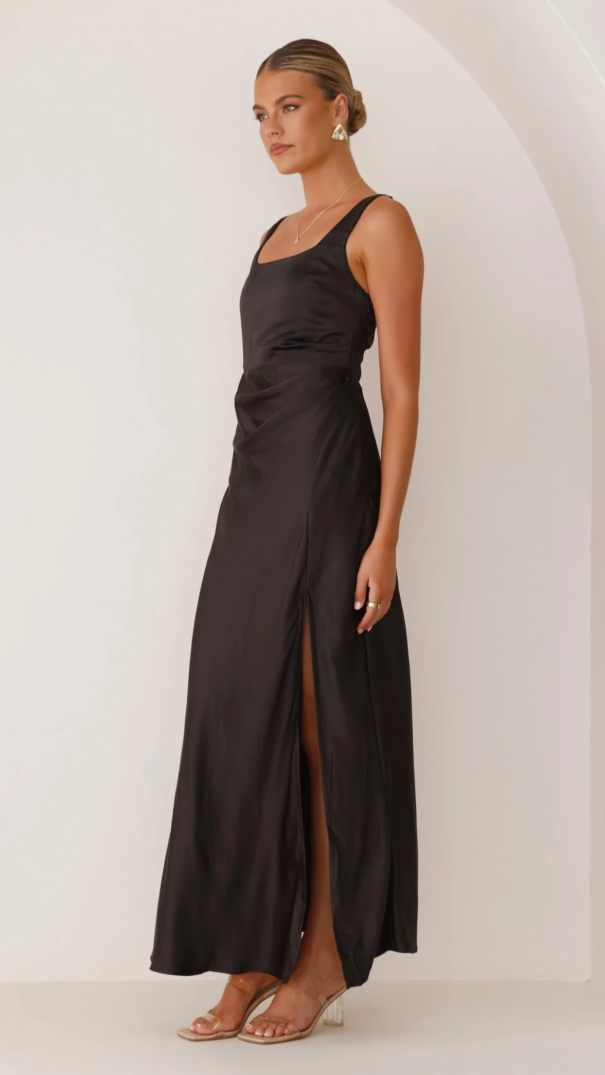 Alaria Maxi Dress - Black - Image 8