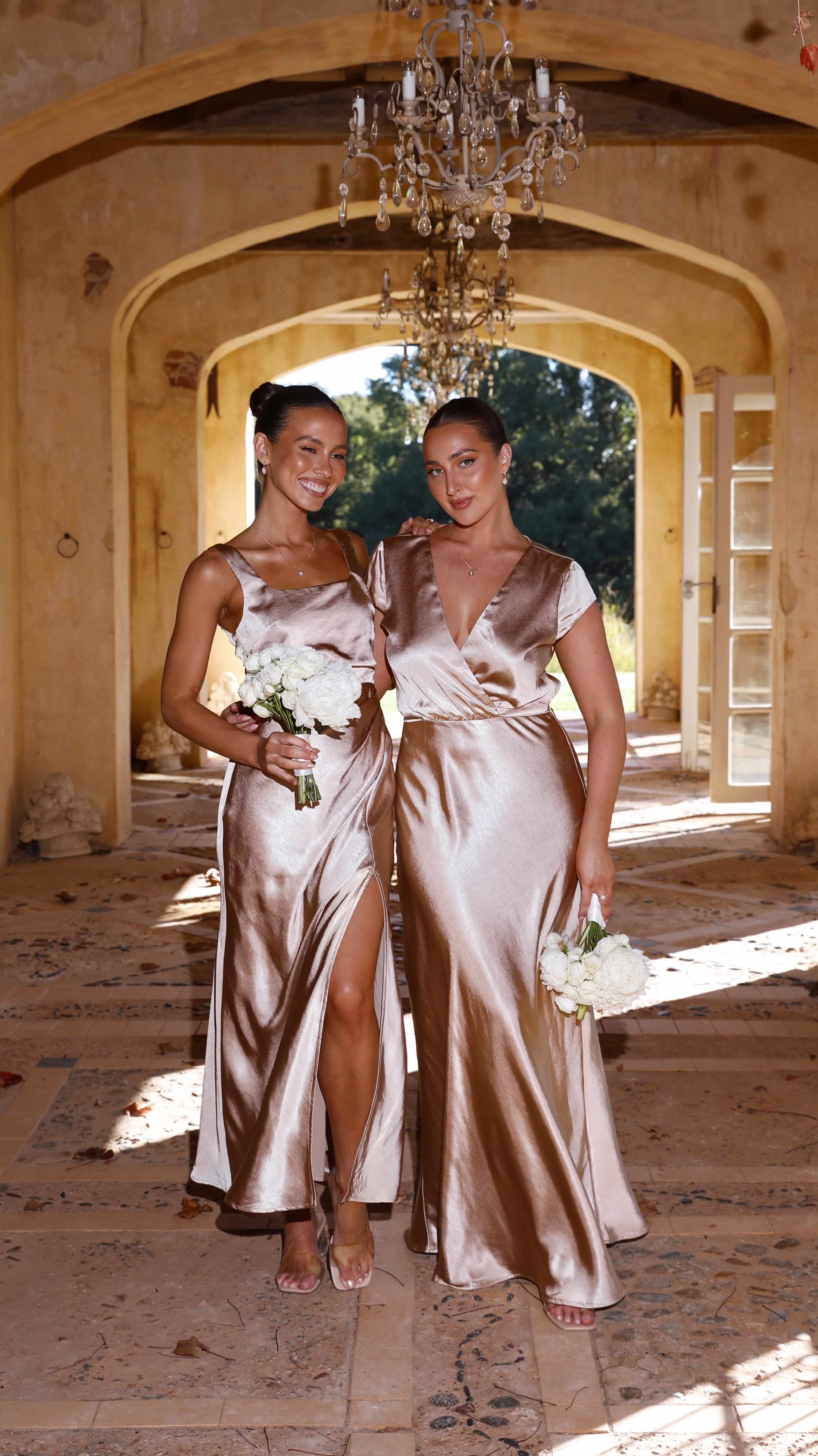 Alaria Maxi Dress - Gold - Image 12