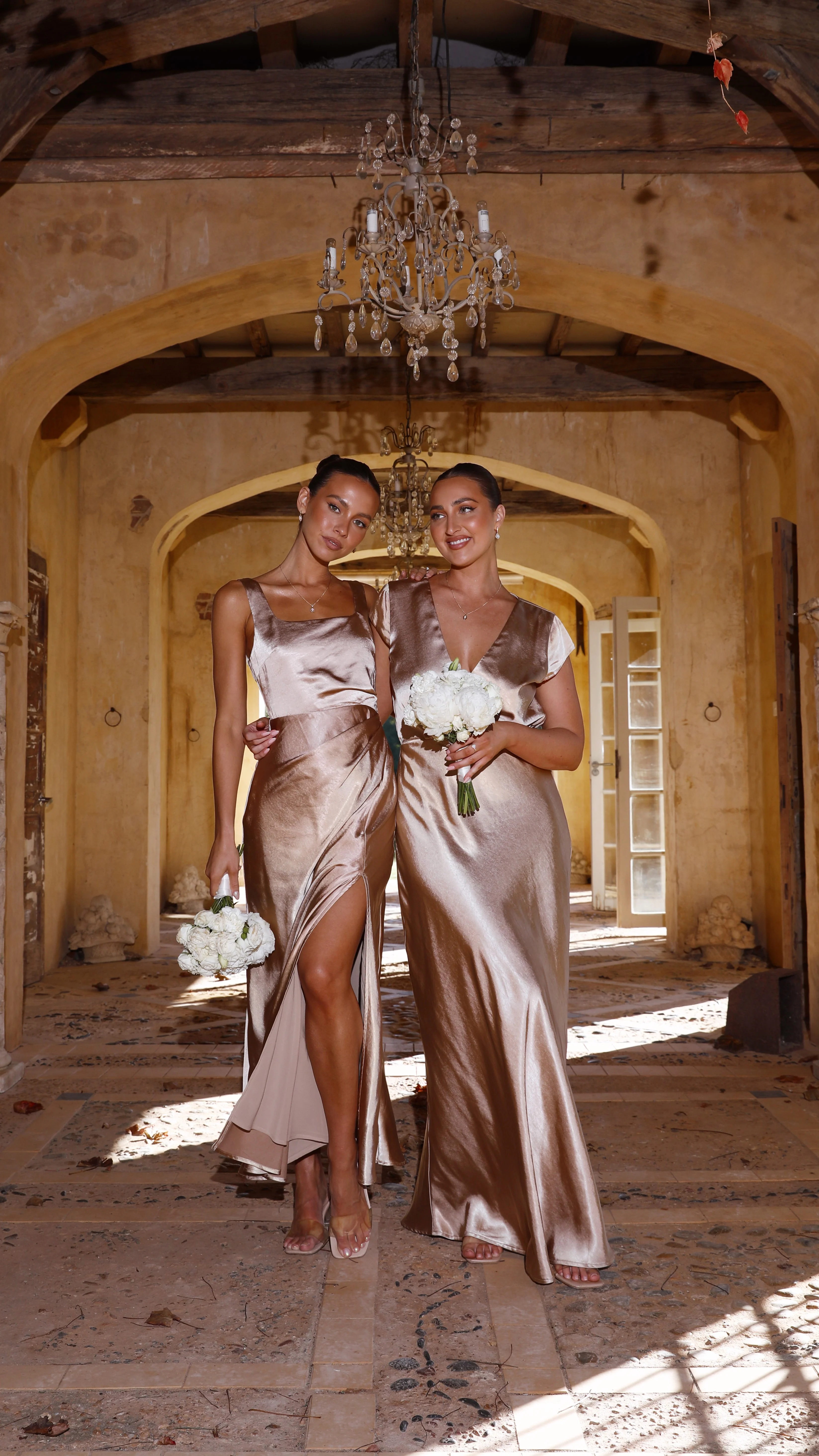 Alaria Maxi Dress - Gold - Image 14