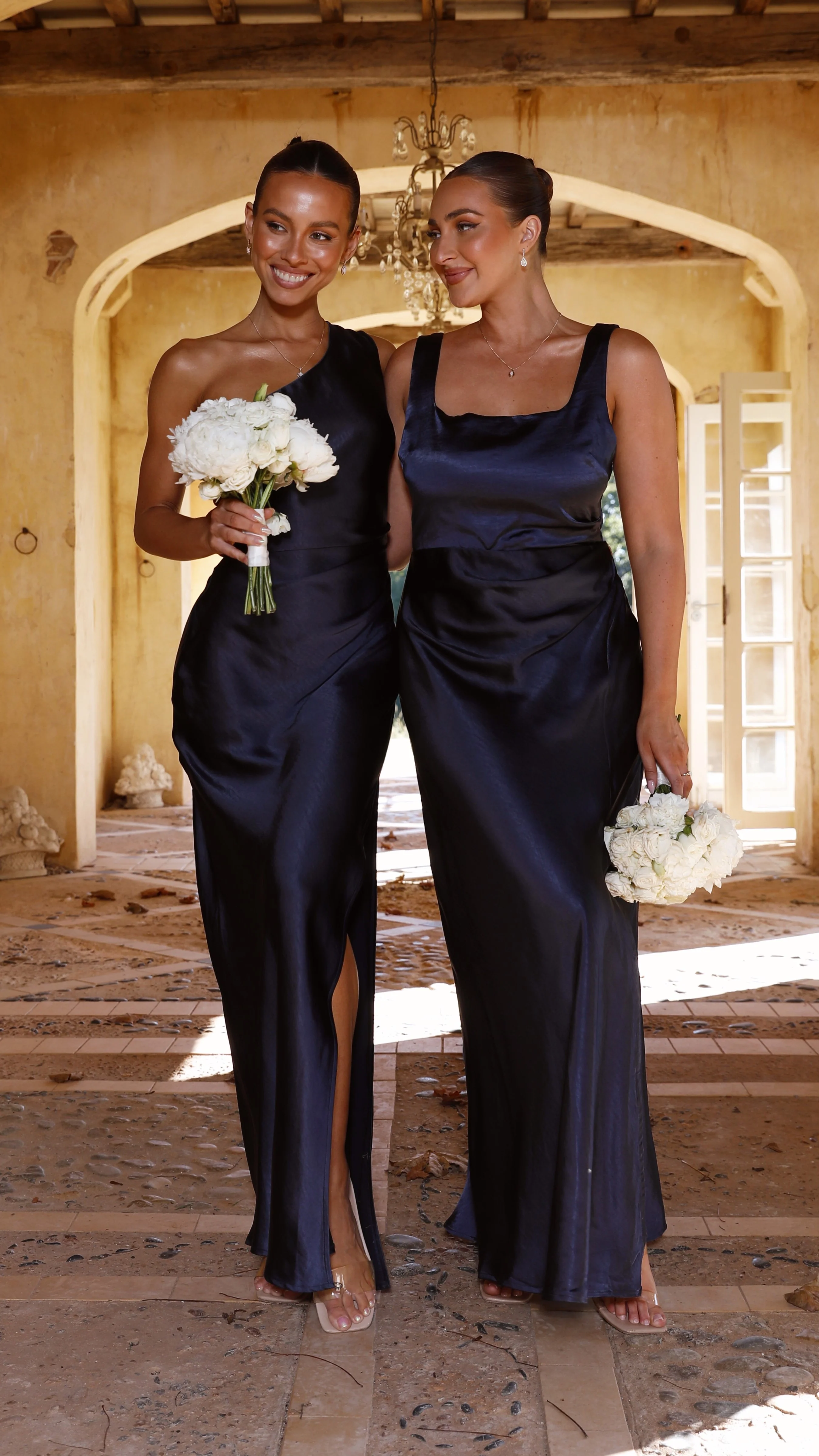 Alaria Maxi Dress - Navy - Image 3