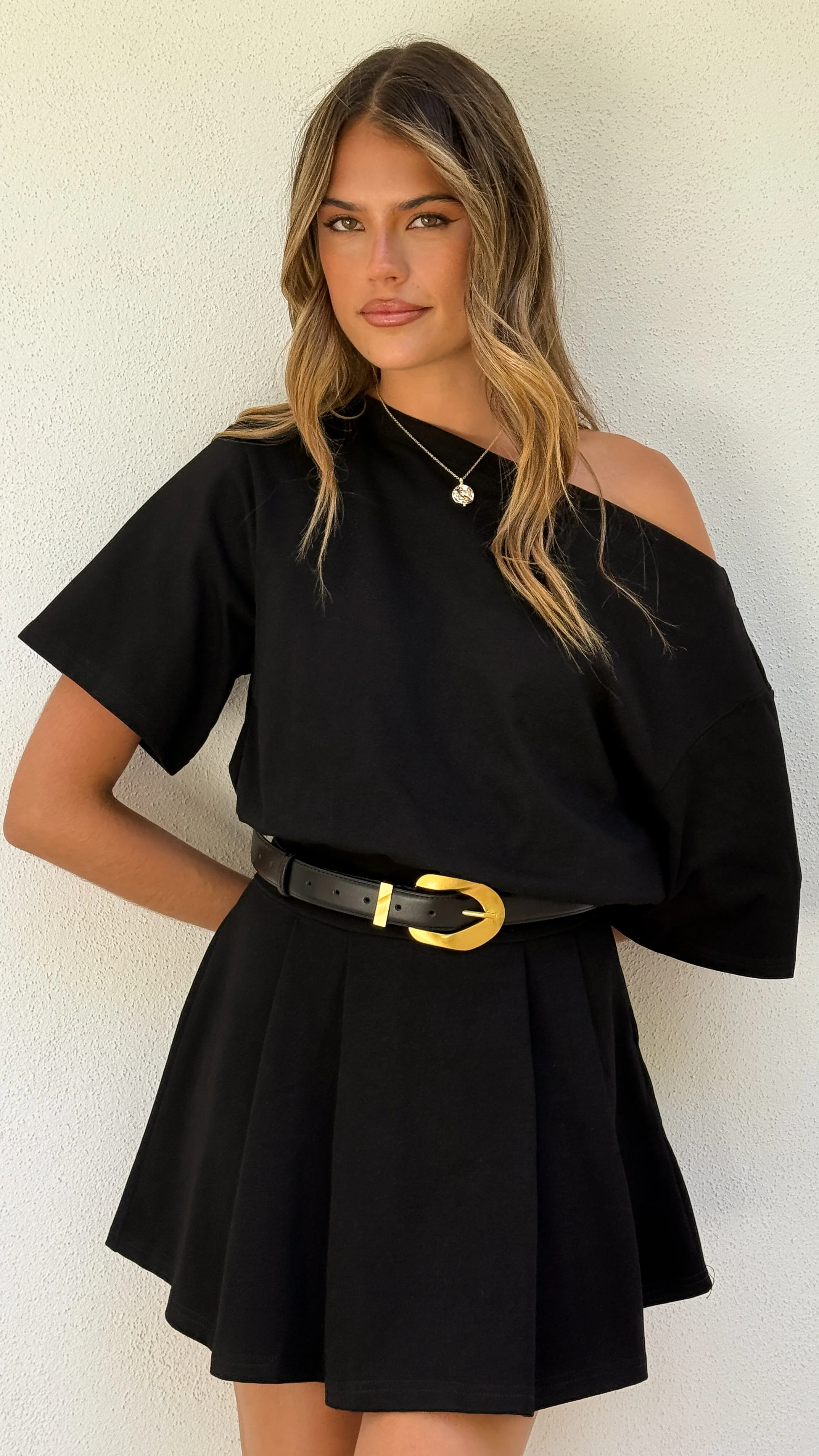 Aleski Mini Dress - Black - Image 6