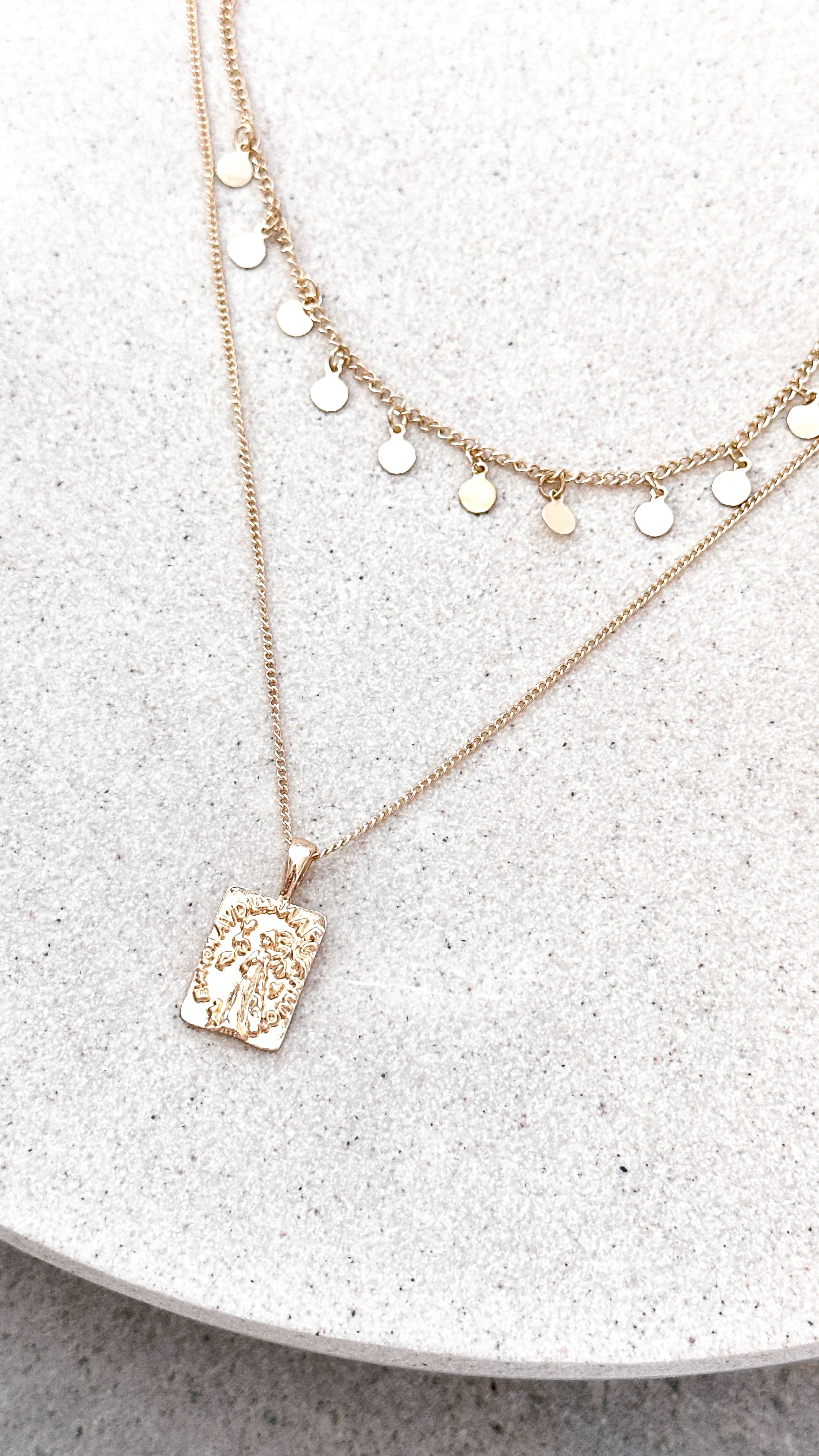 Alice Pendant Necklace - Gold - Image 8