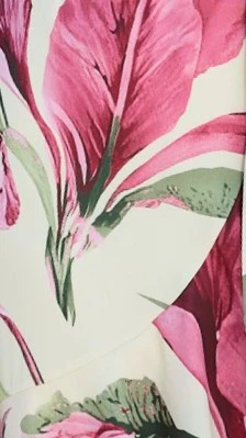 Alma Midi Dress - Lemon/Pink Floral - Image 11