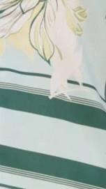 Alma Shorts - Aqua/Yellow Print - Image 6