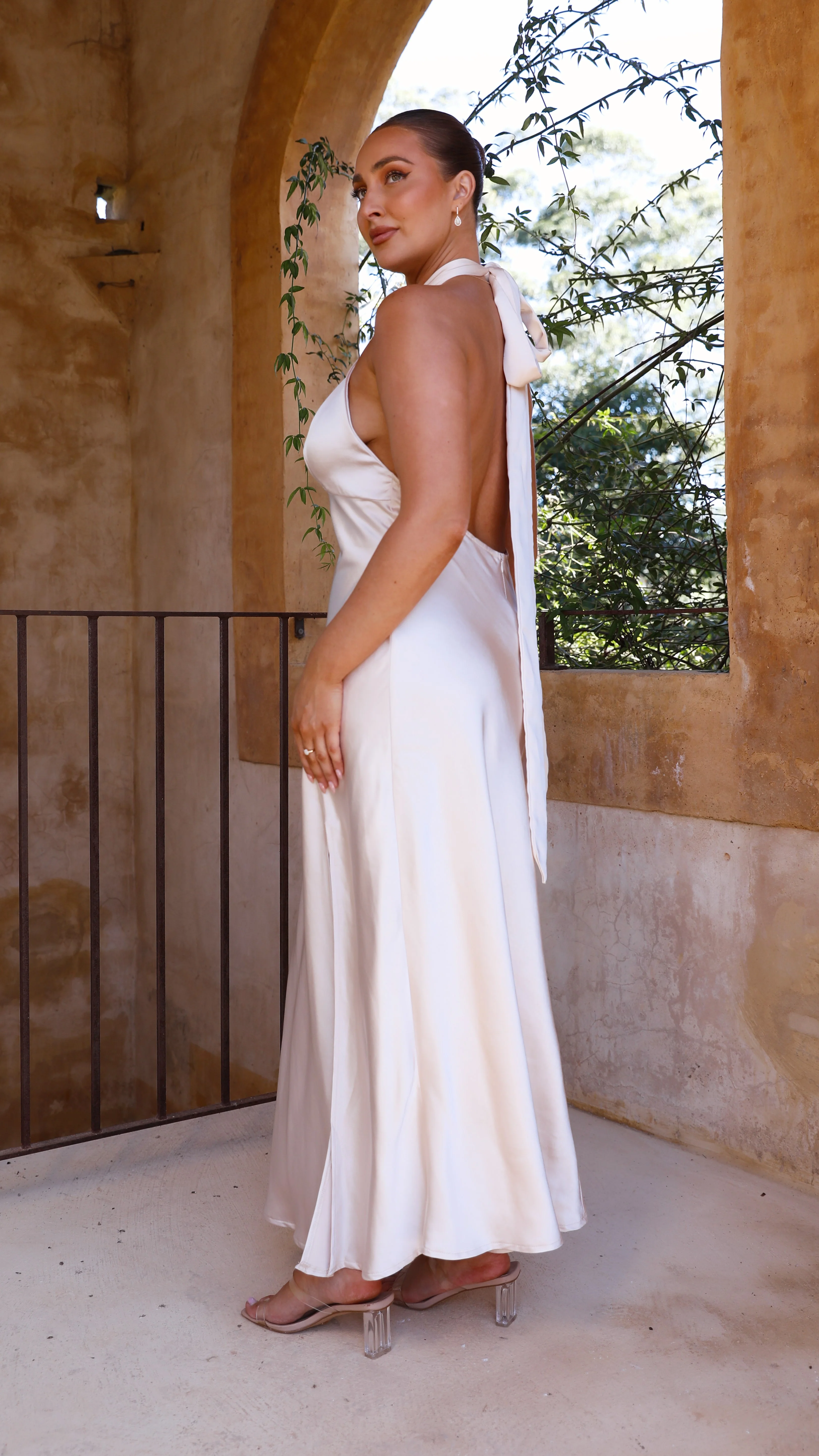 Amalia Maxi Dress - Champagne - Image 10