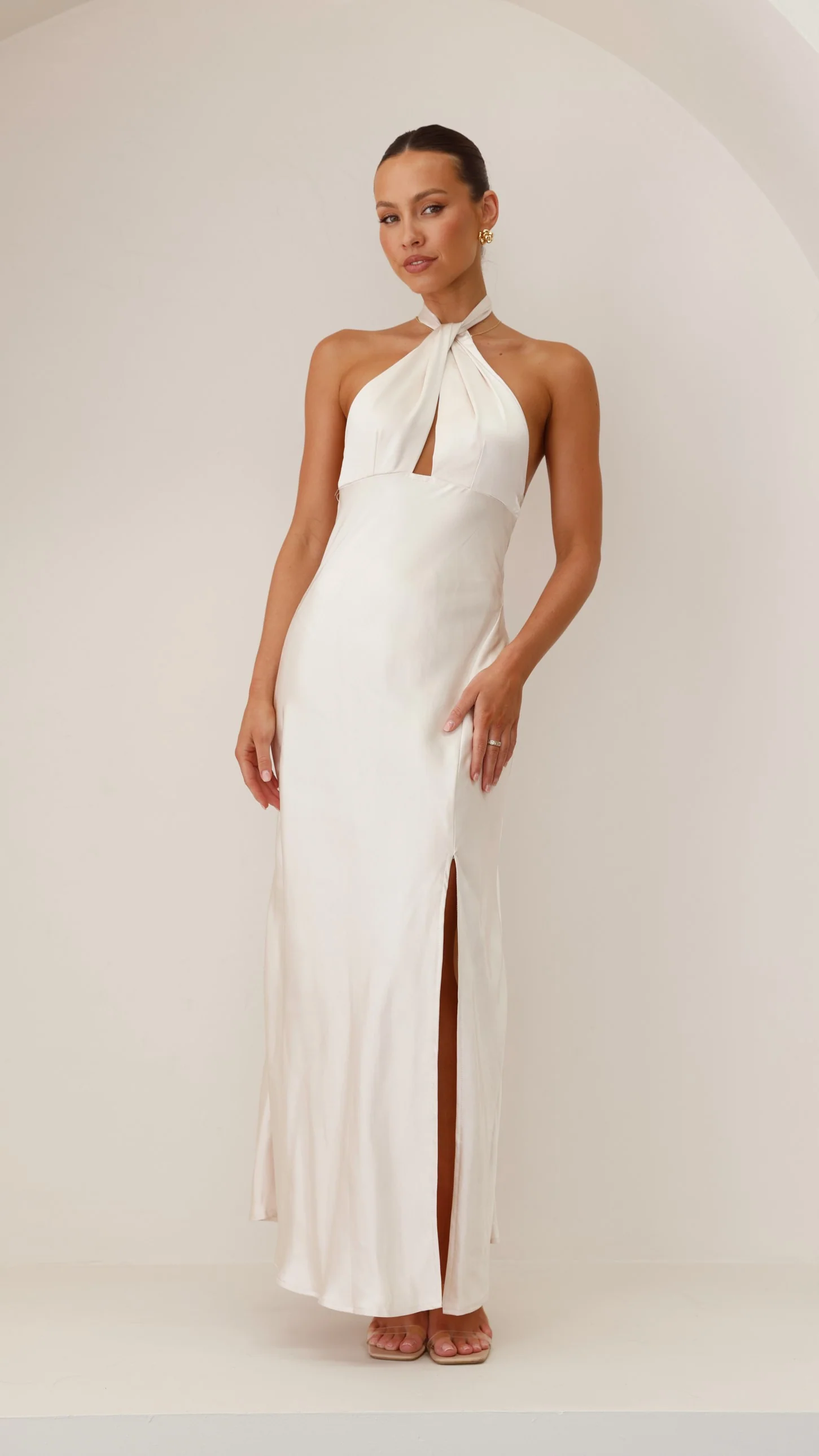 Amalia Maxi Dress - Champagne - Image 27