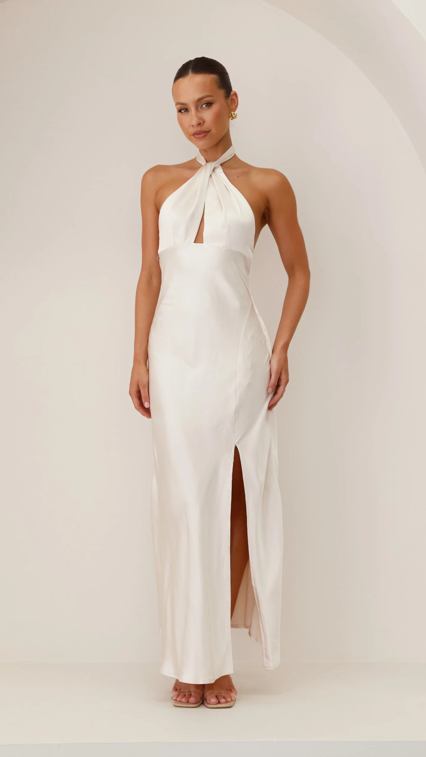 Amalia Maxi Dress - Champagne - Image 29