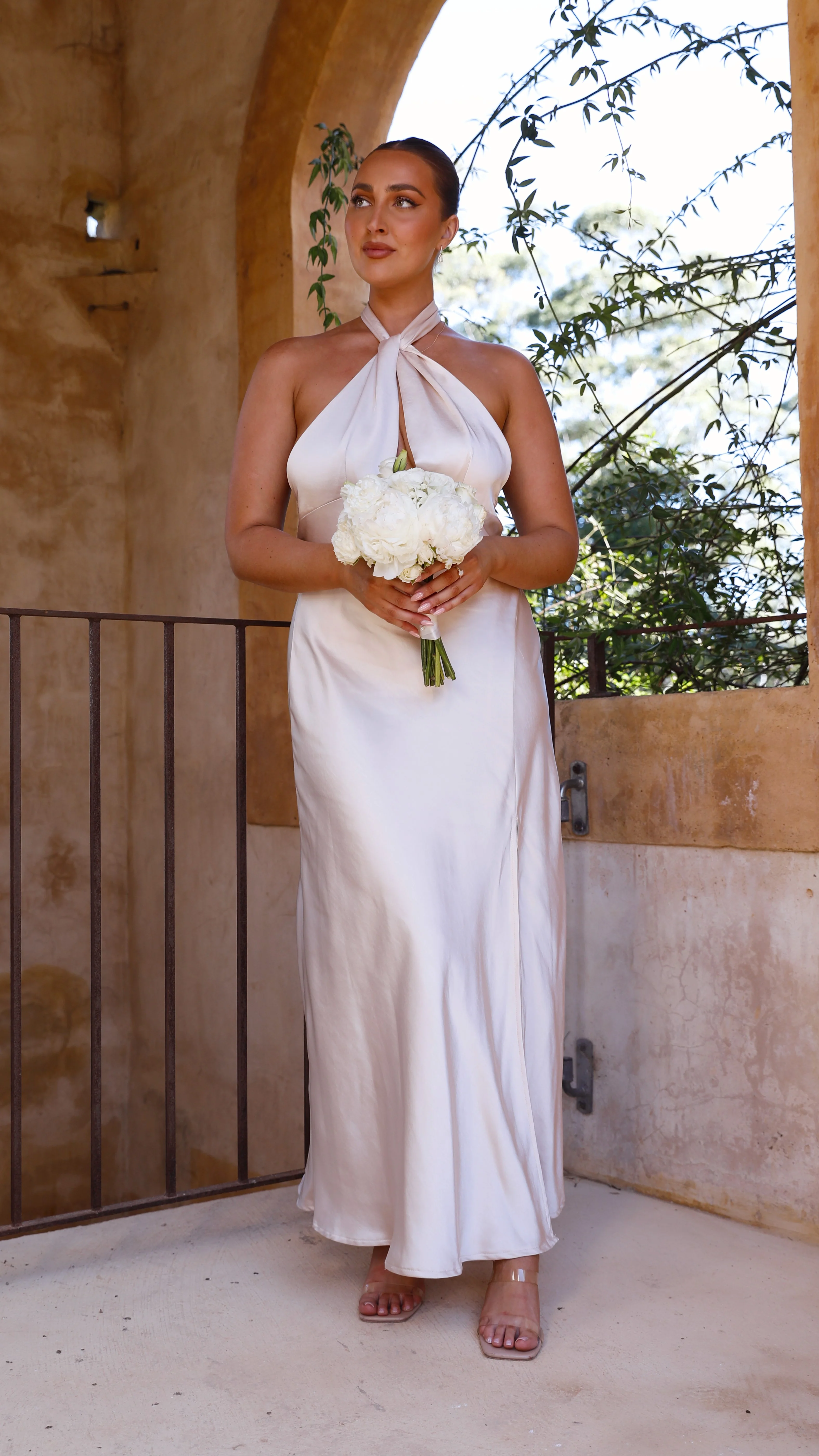 Amalia Maxi Dress - Champagne - Image 32