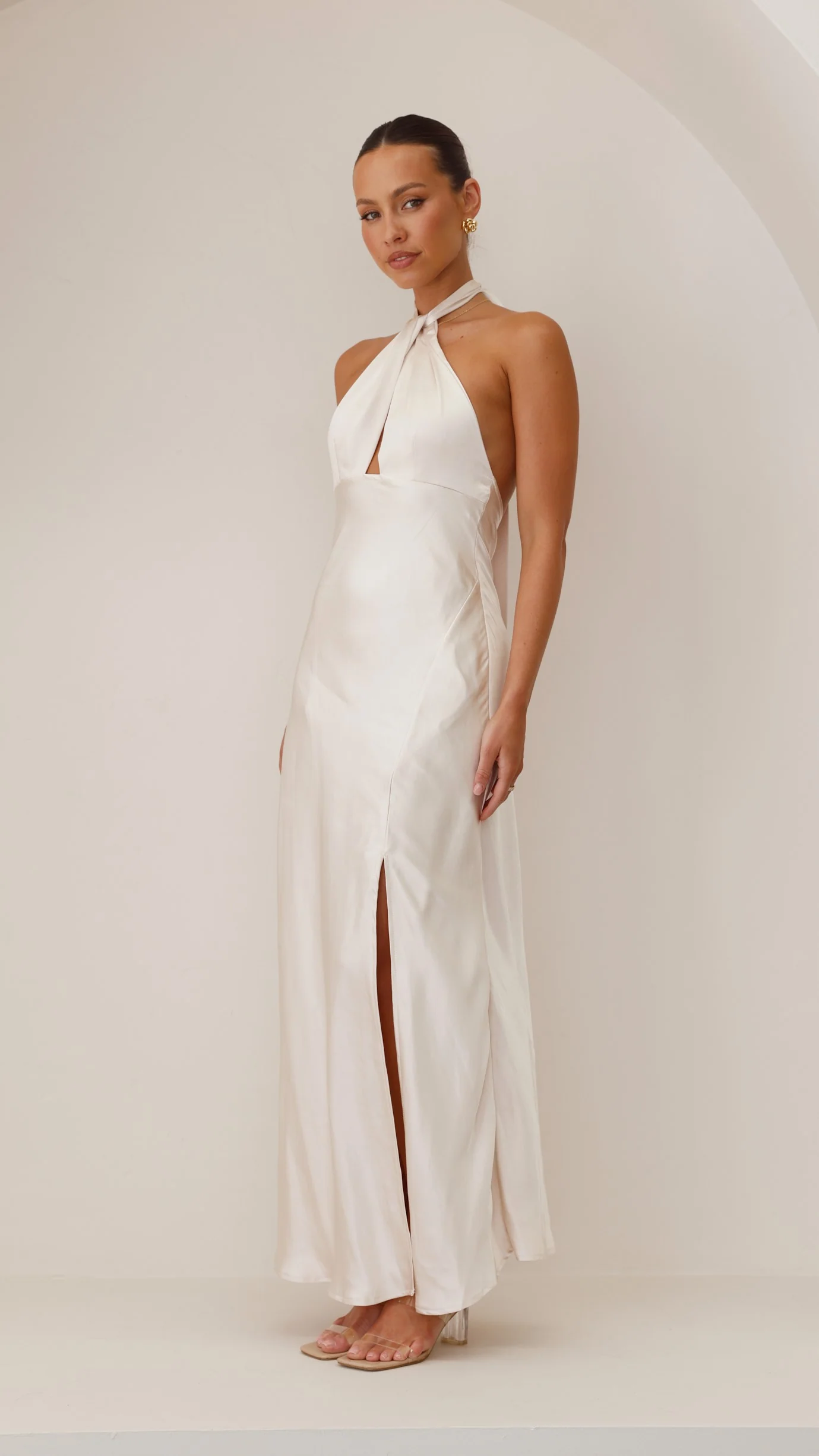 Amalia Maxi Dress - Champagne - Image 9