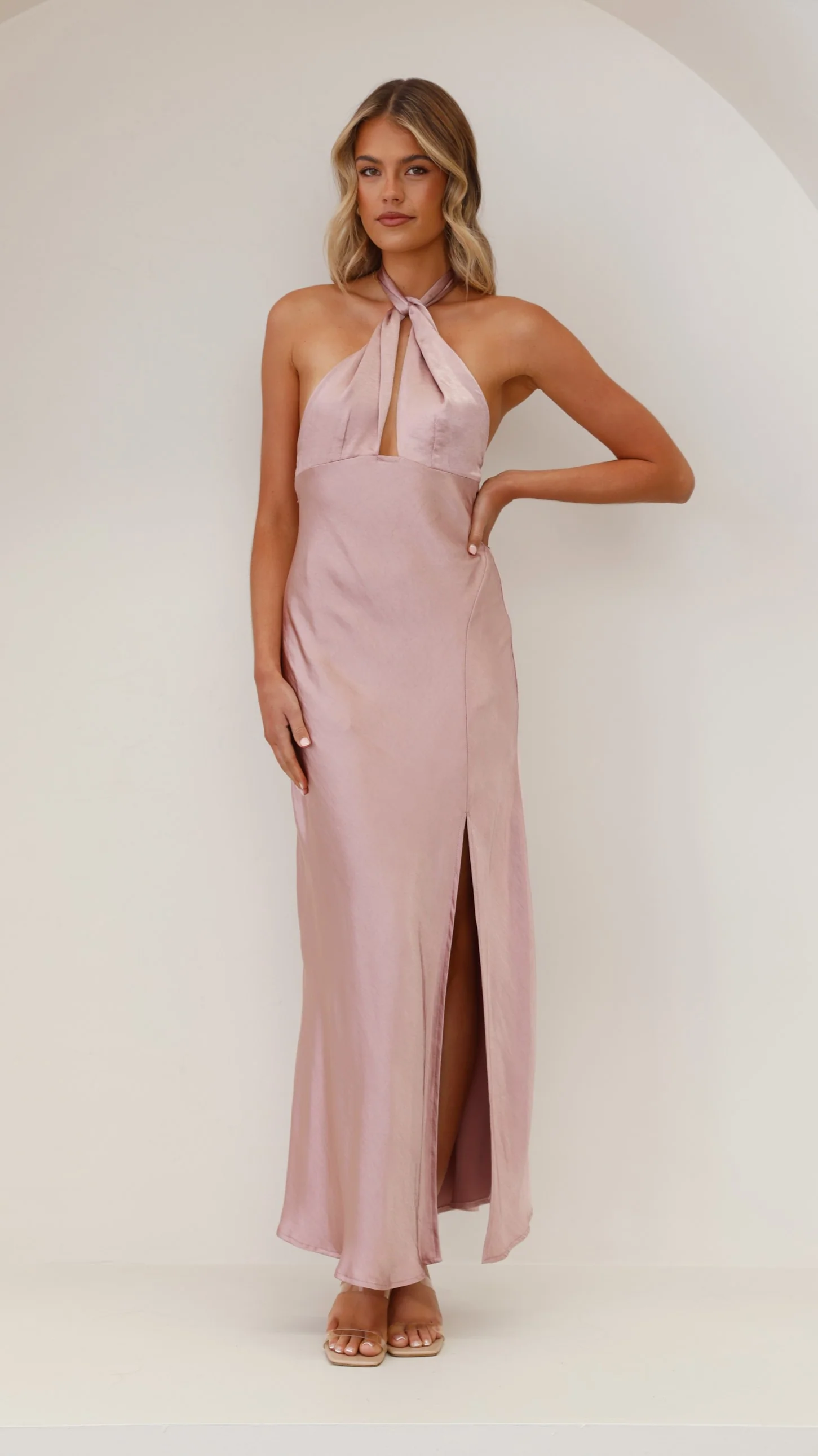 Amalia Maxi Dress - Dusty Pink - Image 13