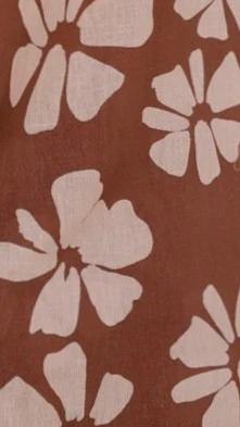 Amber Top - Brown Daylillies - Image 8