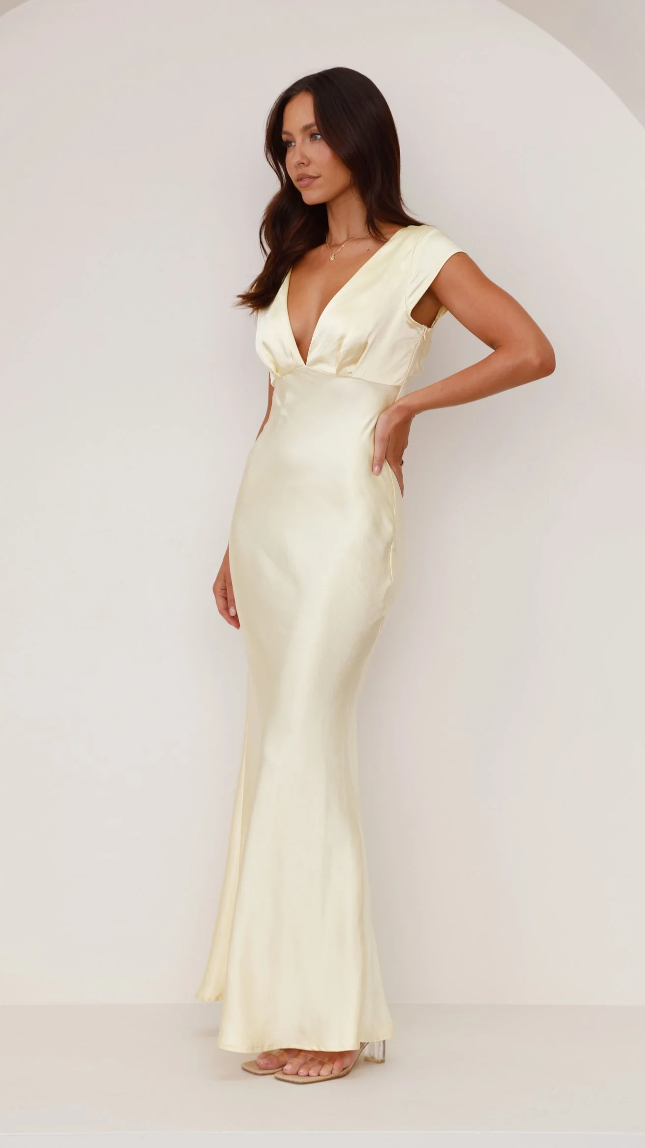 Amelia Maxi Dress - Yellow - Image 7