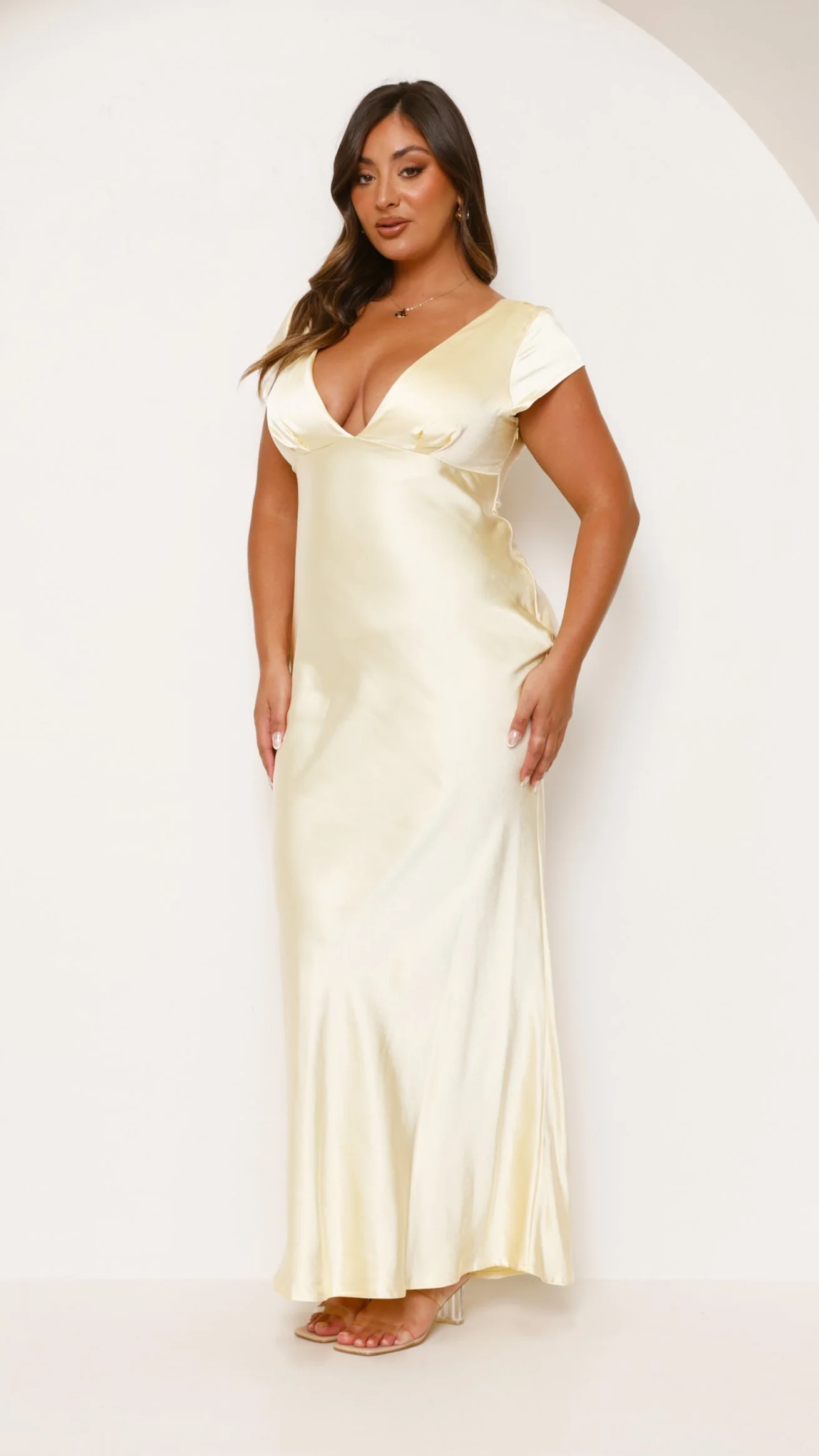 Amelia Maxi Dress - Yellow - Image 8
