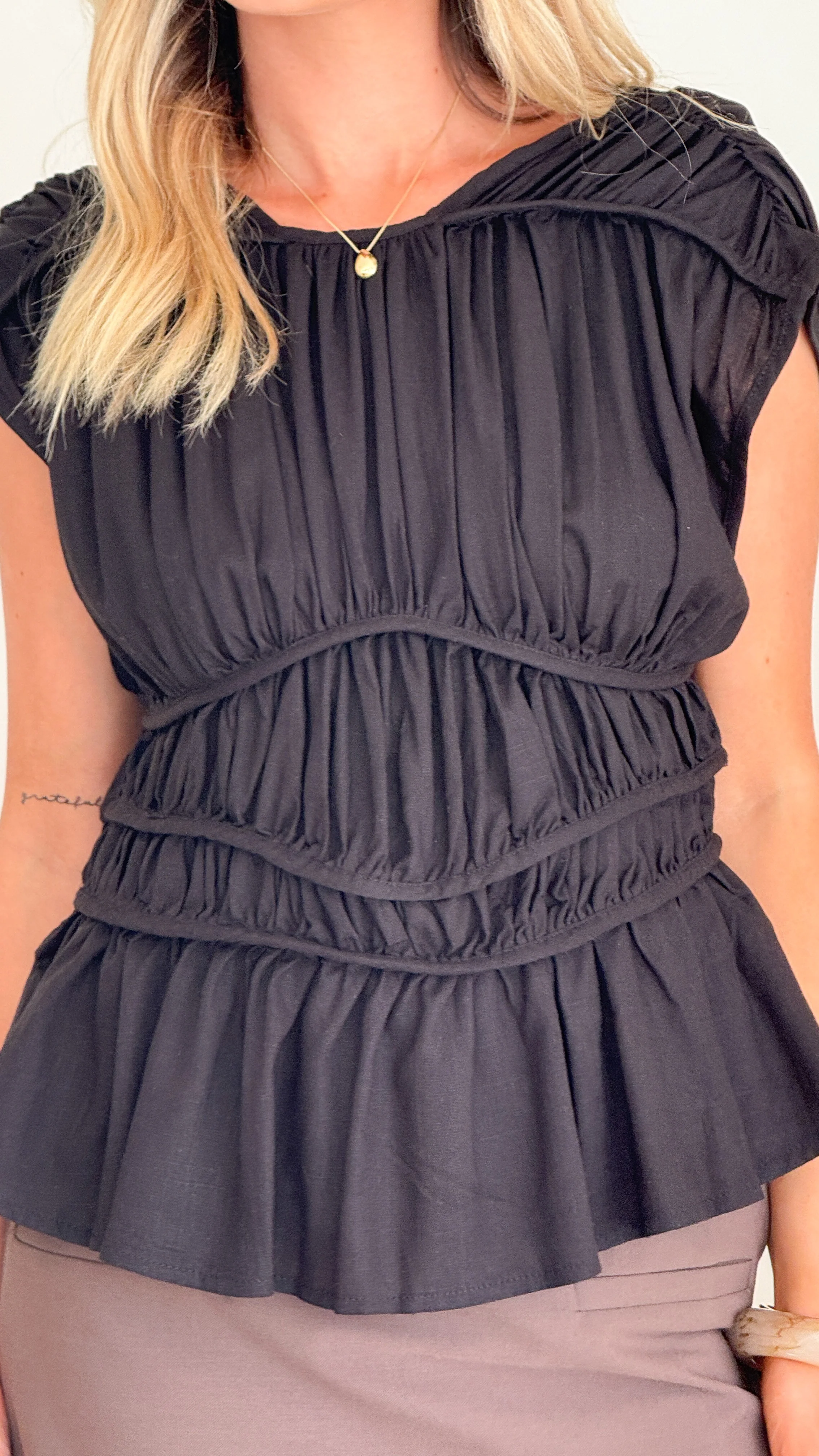 Amy Top - Black - Image 3