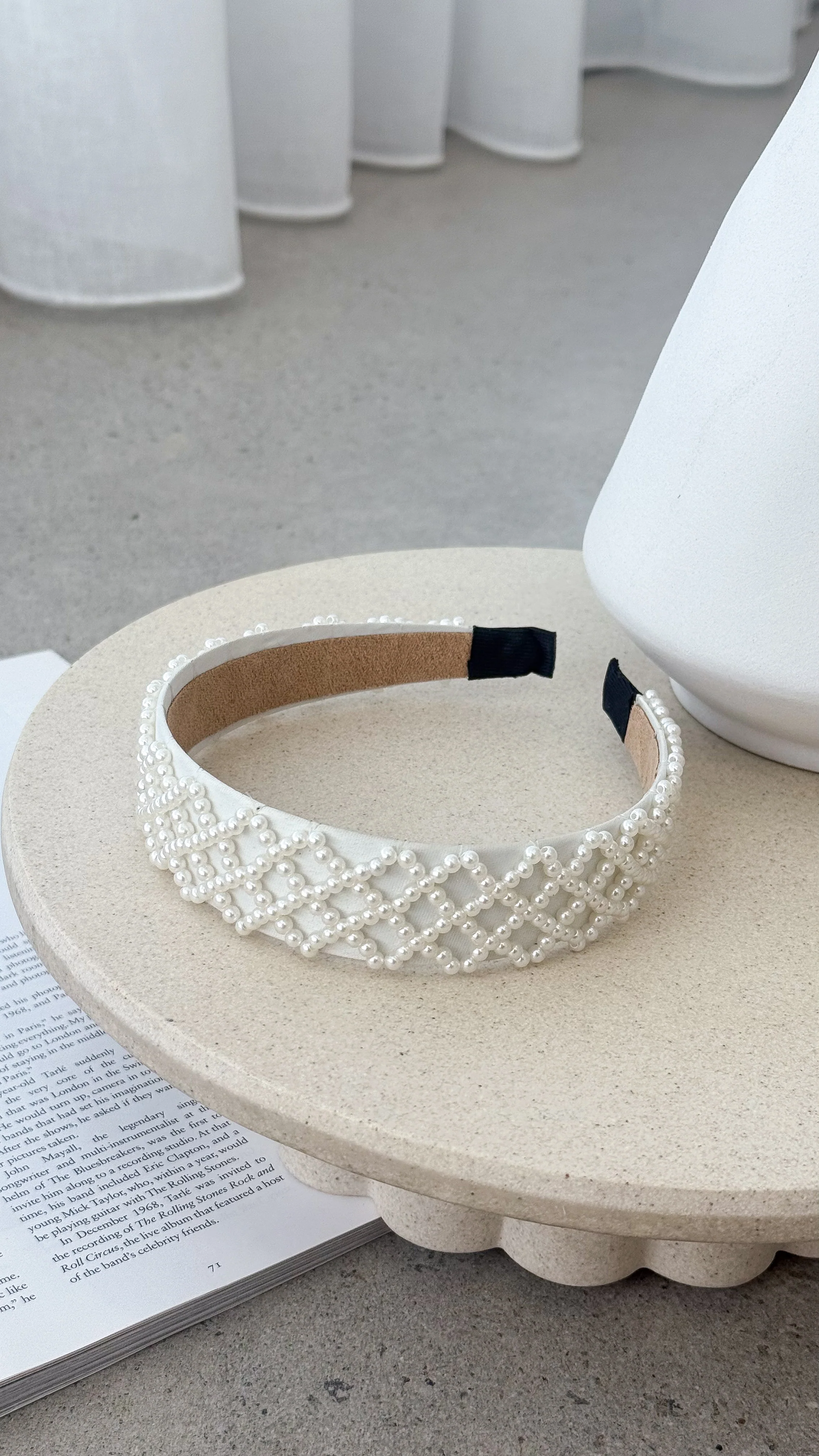 Angela Headband - White - Image 2