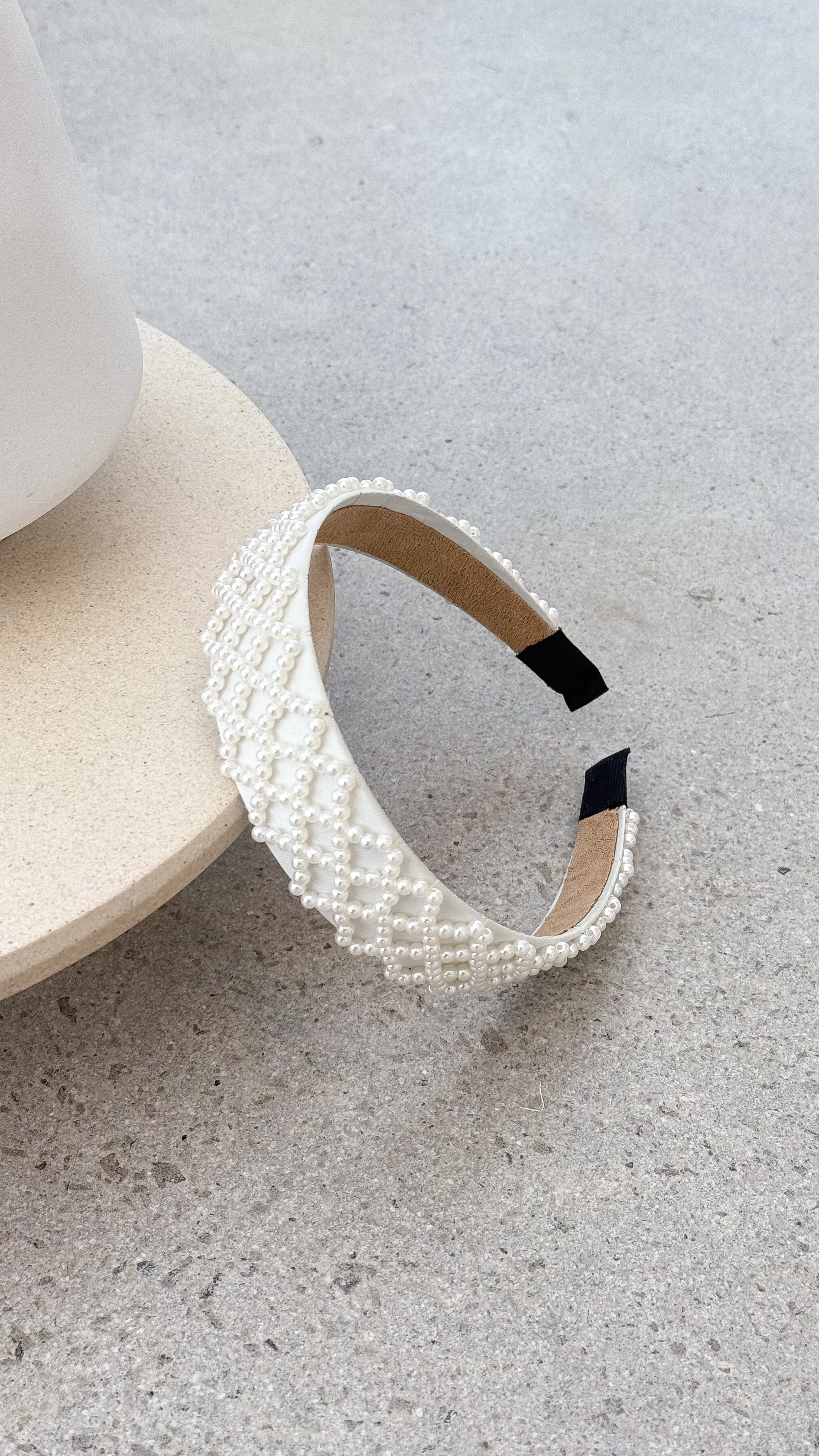 Angela Headband - White - Image 3