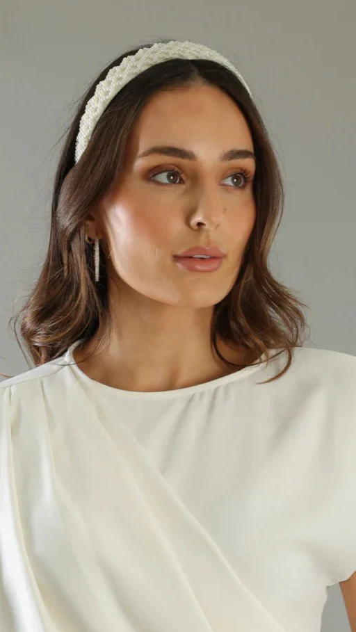 Angela Headband - White - Image 5
