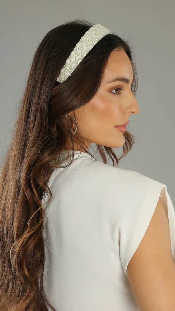 Angela Headband - White - Image 6