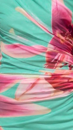 Angela Mini Dress - Green Paradise - Image 7