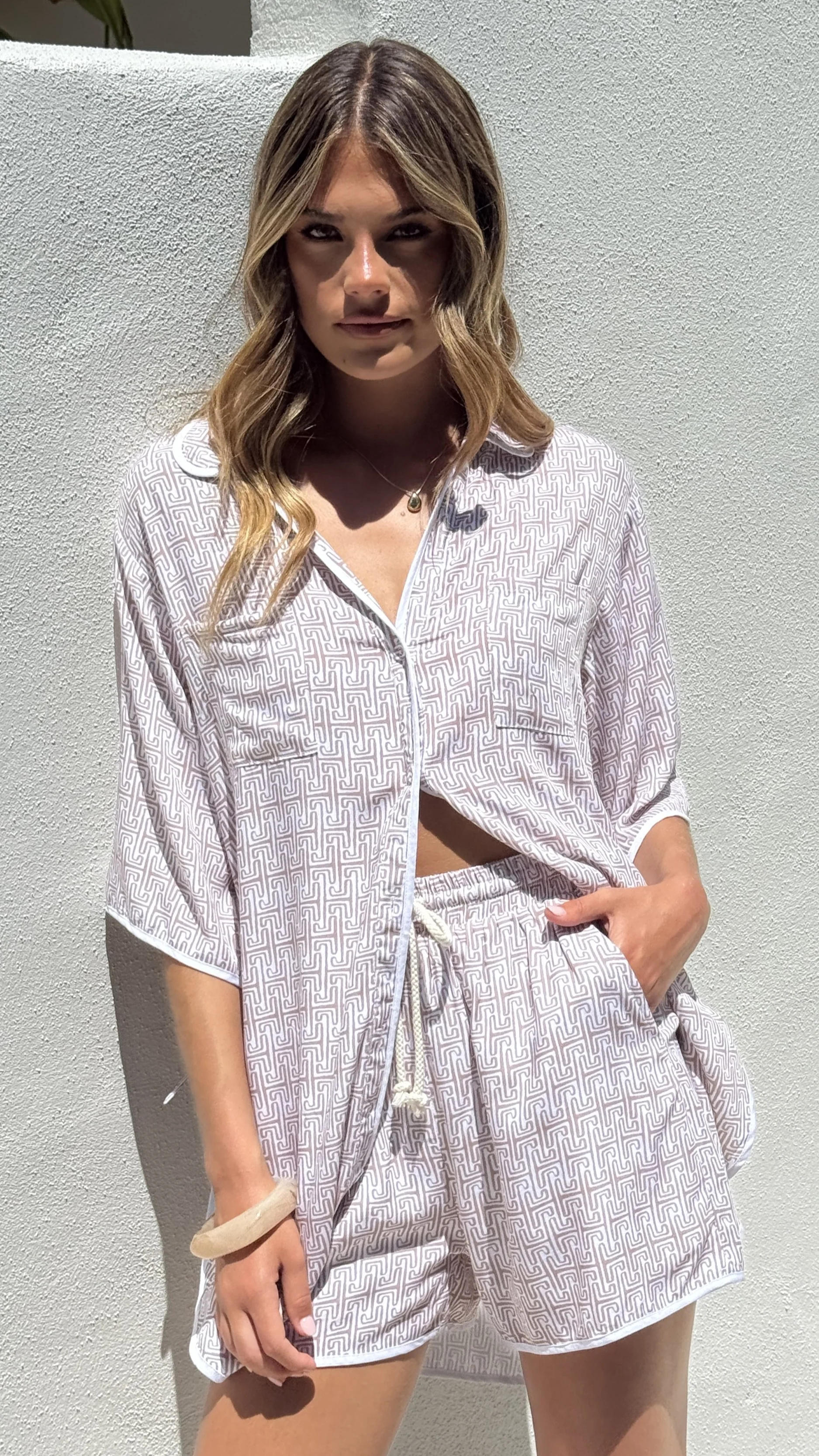Aria Shorts - Atlas Print - Image 3
