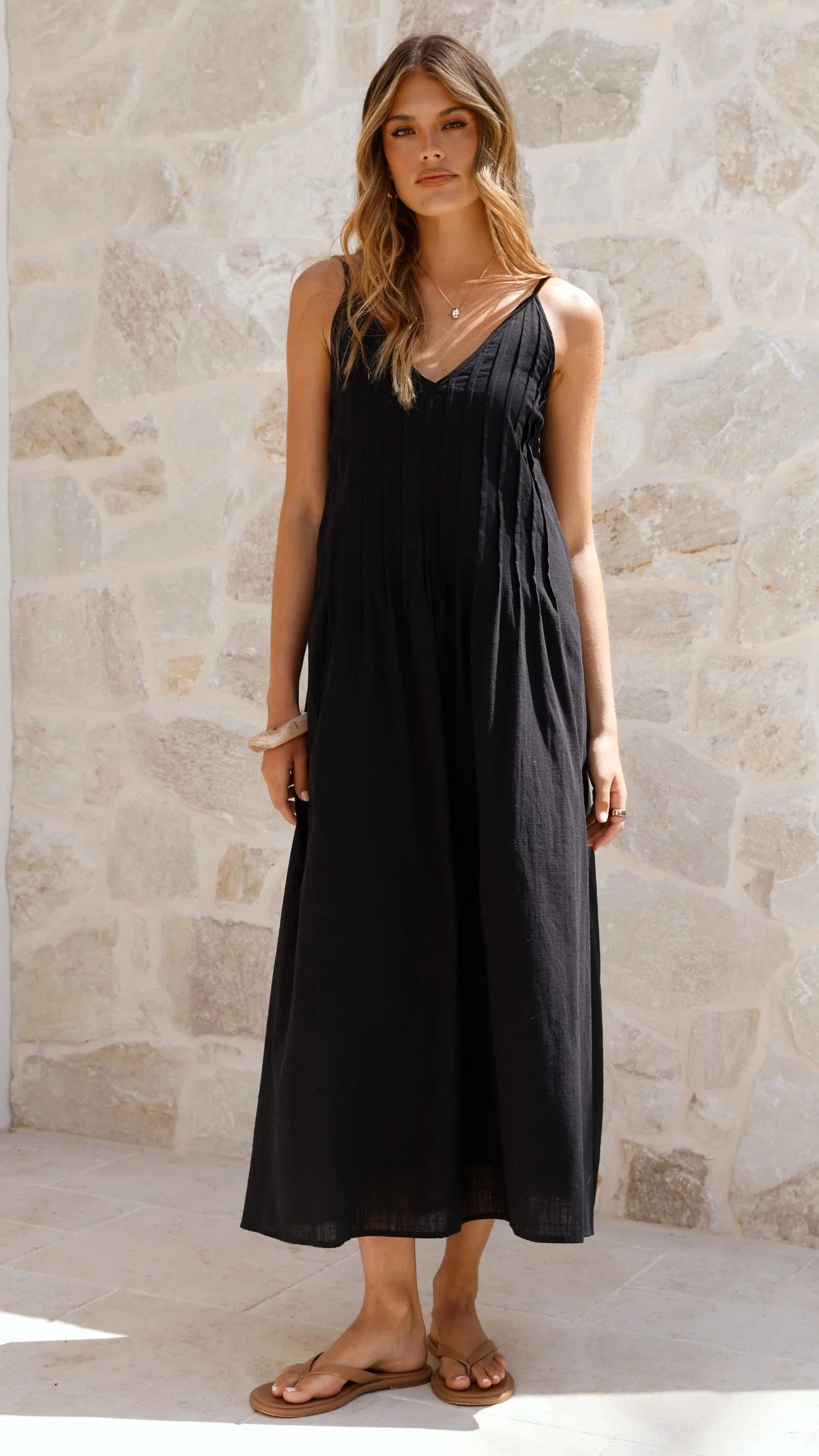 Aspen Maxi Dress - Black - Image 7