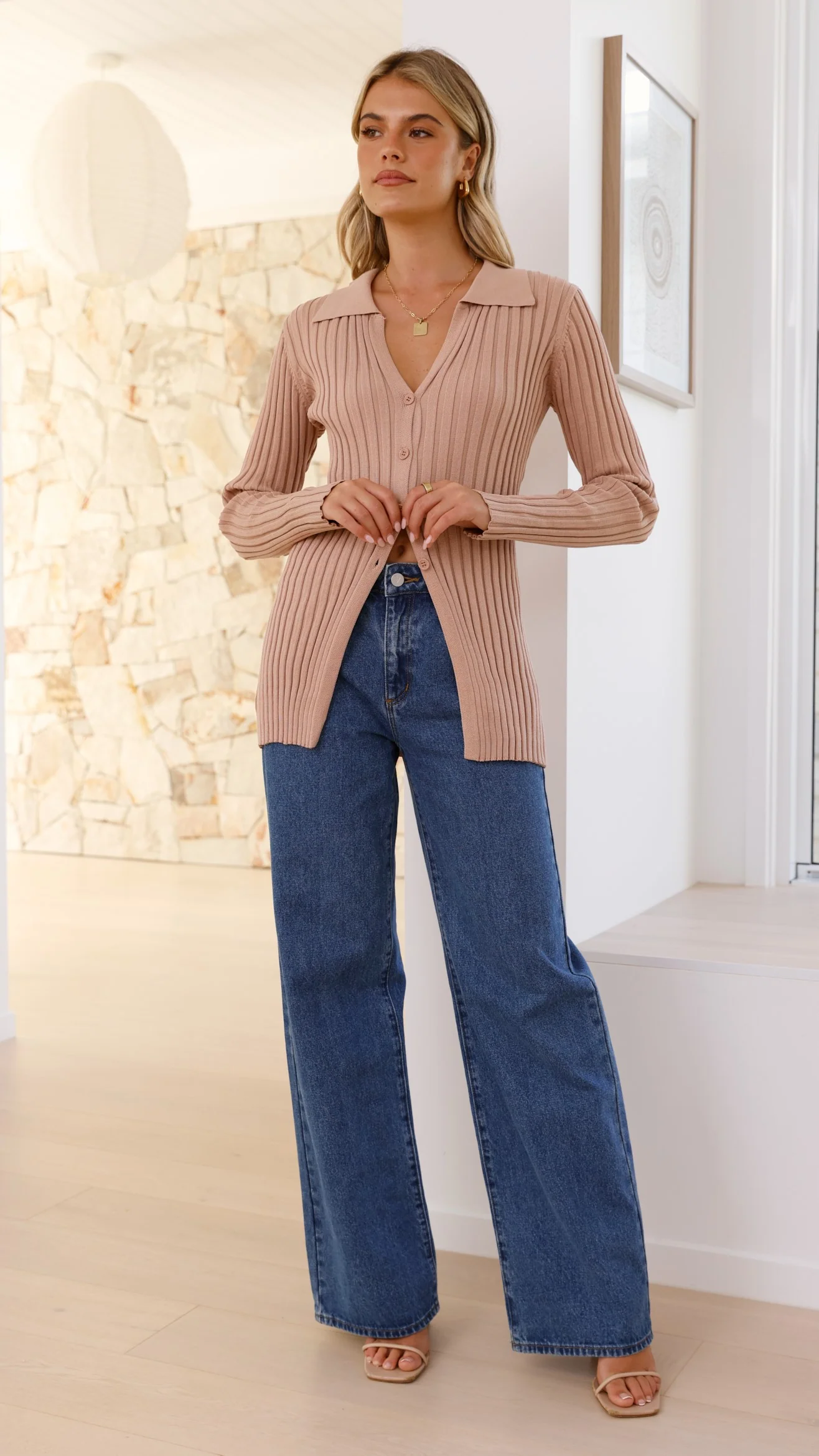 Darcy Knit Top - Mocha - Image 11