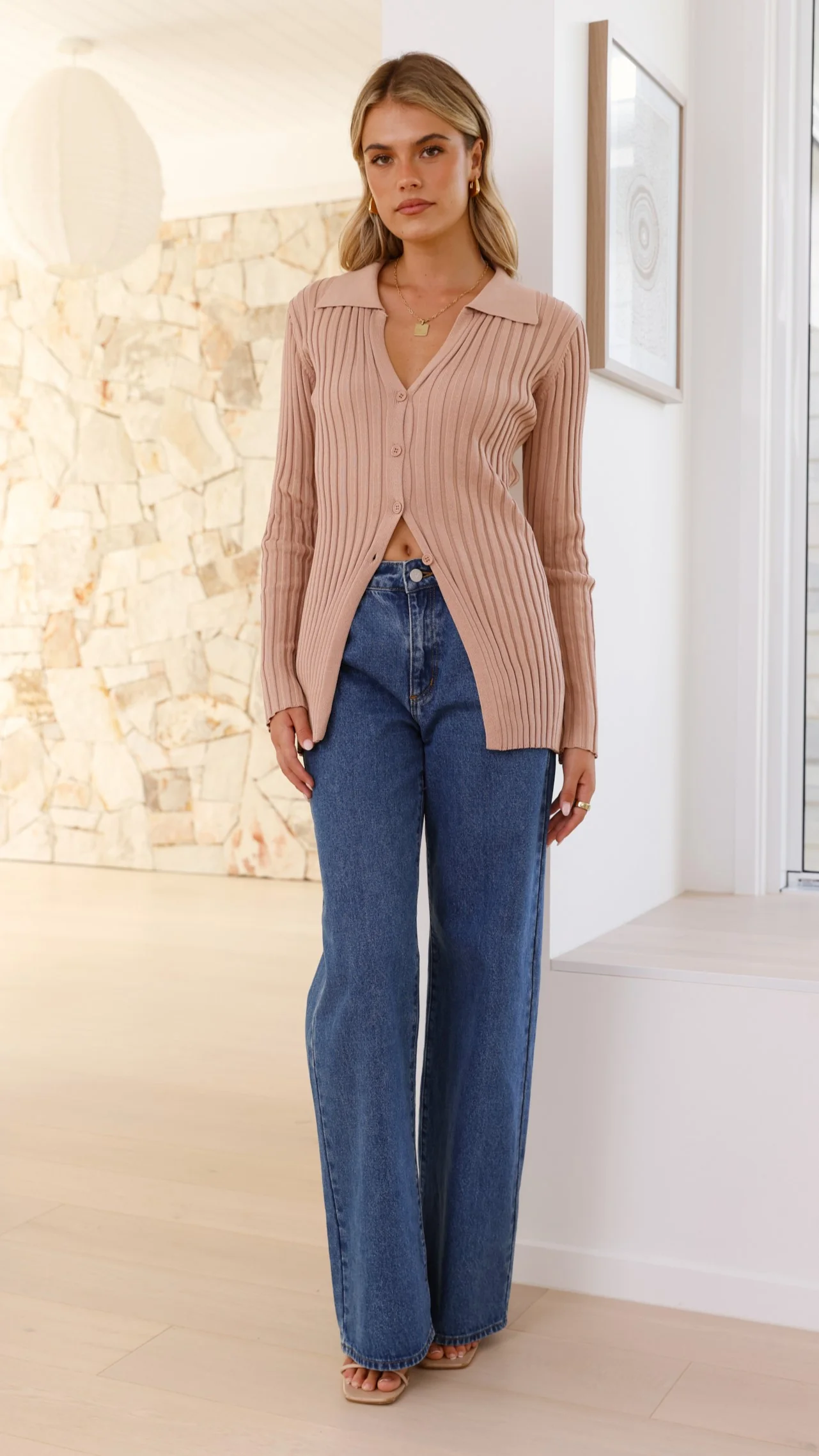 Darcy Knit Top - Mocha - Image 12