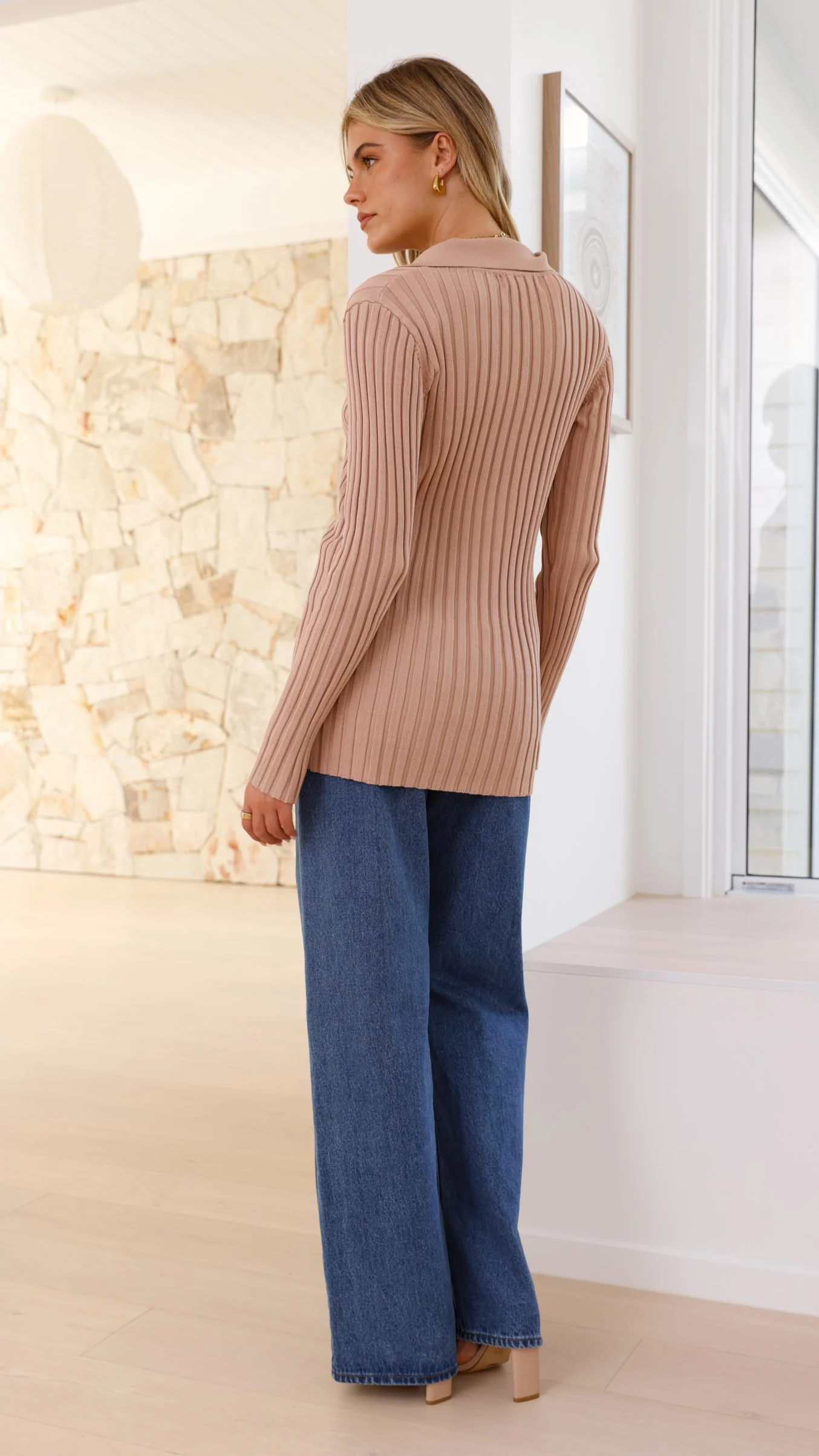 Darcy Knit Top - Mocha - Image 9
