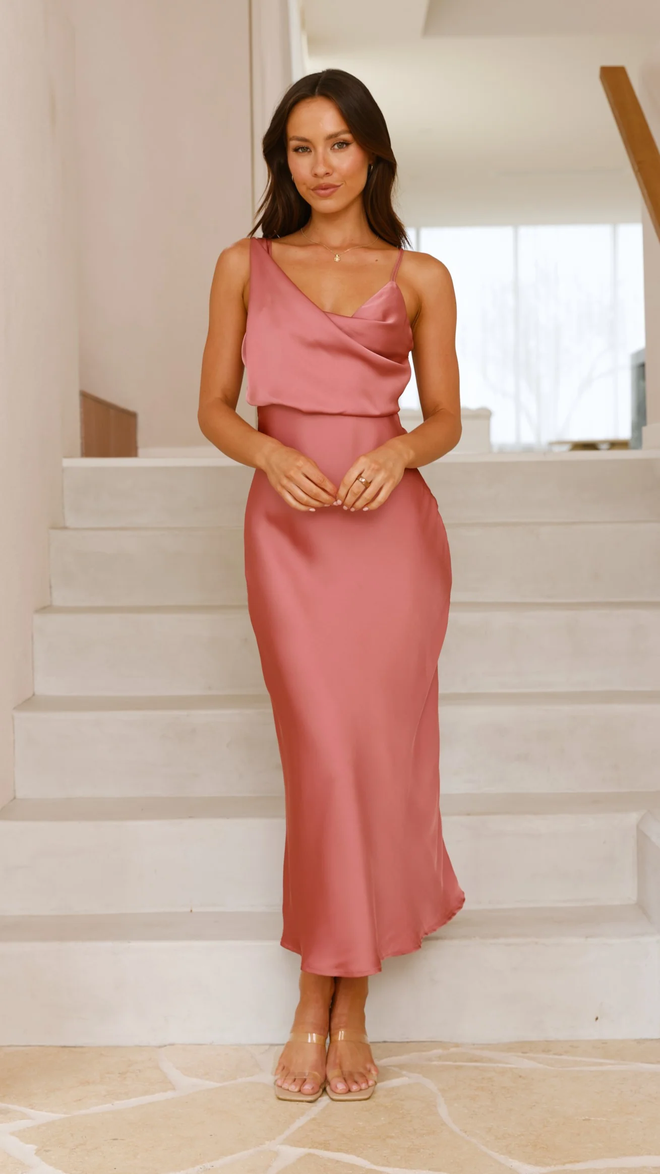 Audrey Maxi Dress - Baked Rose - Image 6