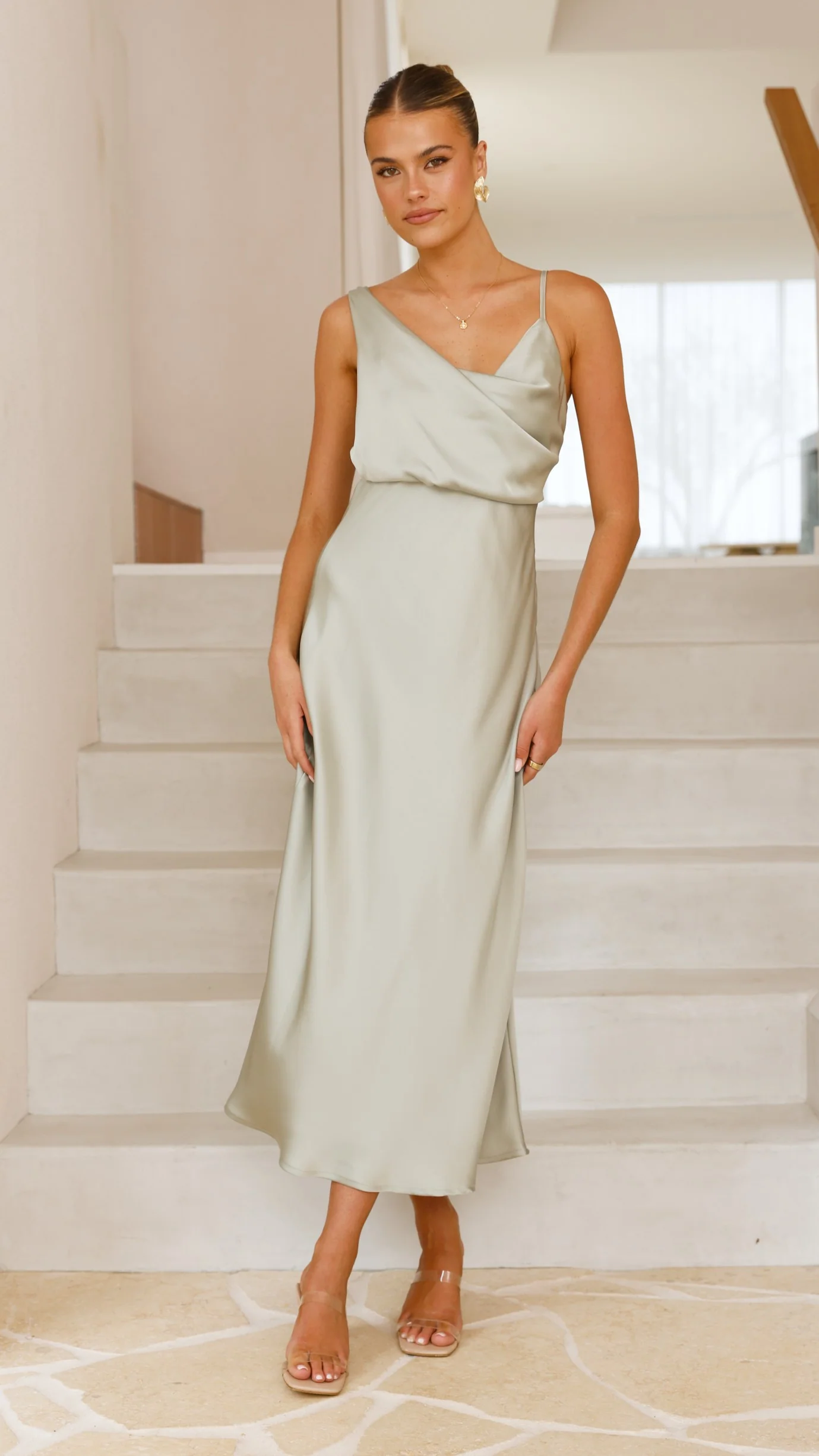 Audrey Maxi Dress - Sage - Image 10