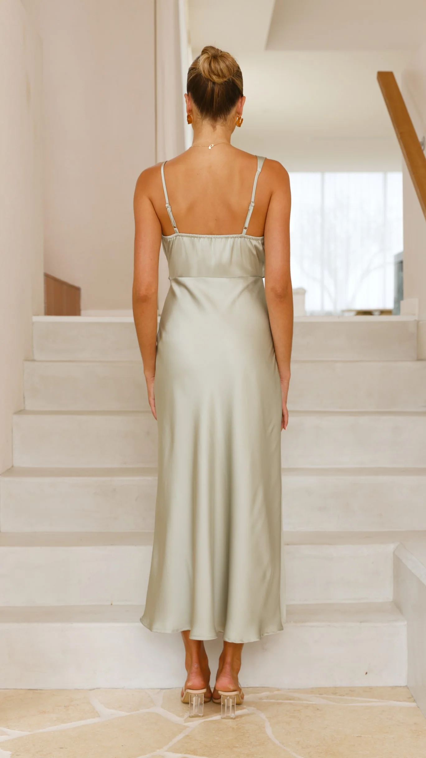 Audrey Maxi Dress - Sage - Image 2