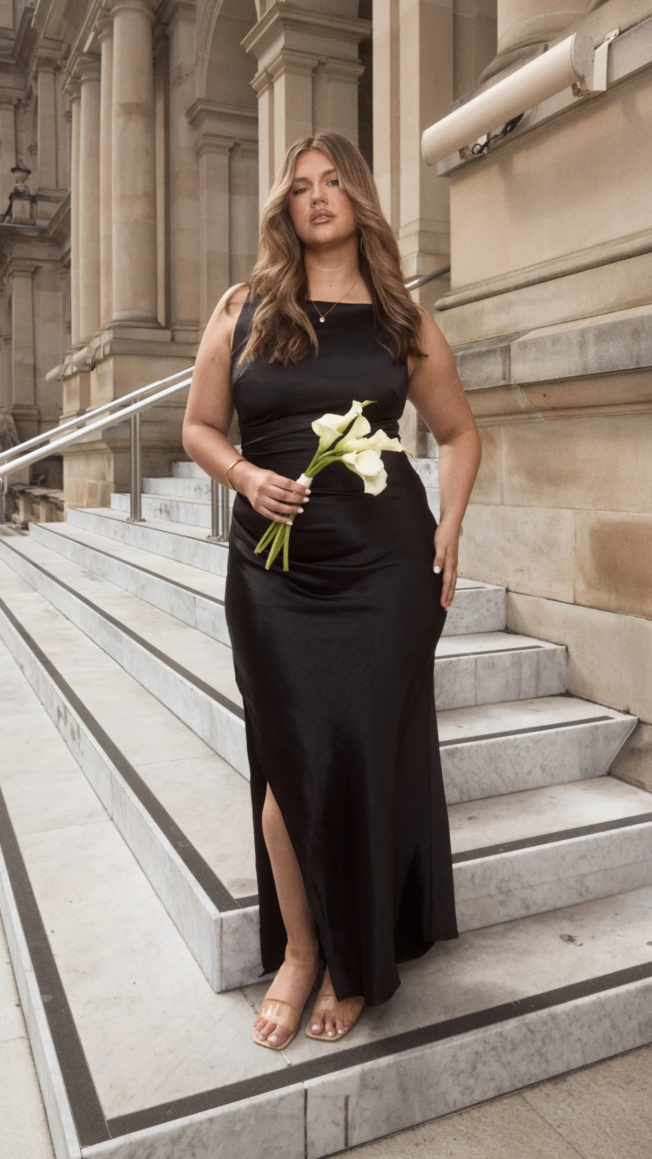 Ava Maxi Dress - Black - Image 28