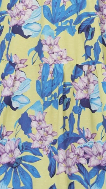 Avala Midi Dress - Blue Leaf Orchid - Image 5