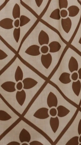 Avalon Maxi Dress - Brown Geo - Image 12