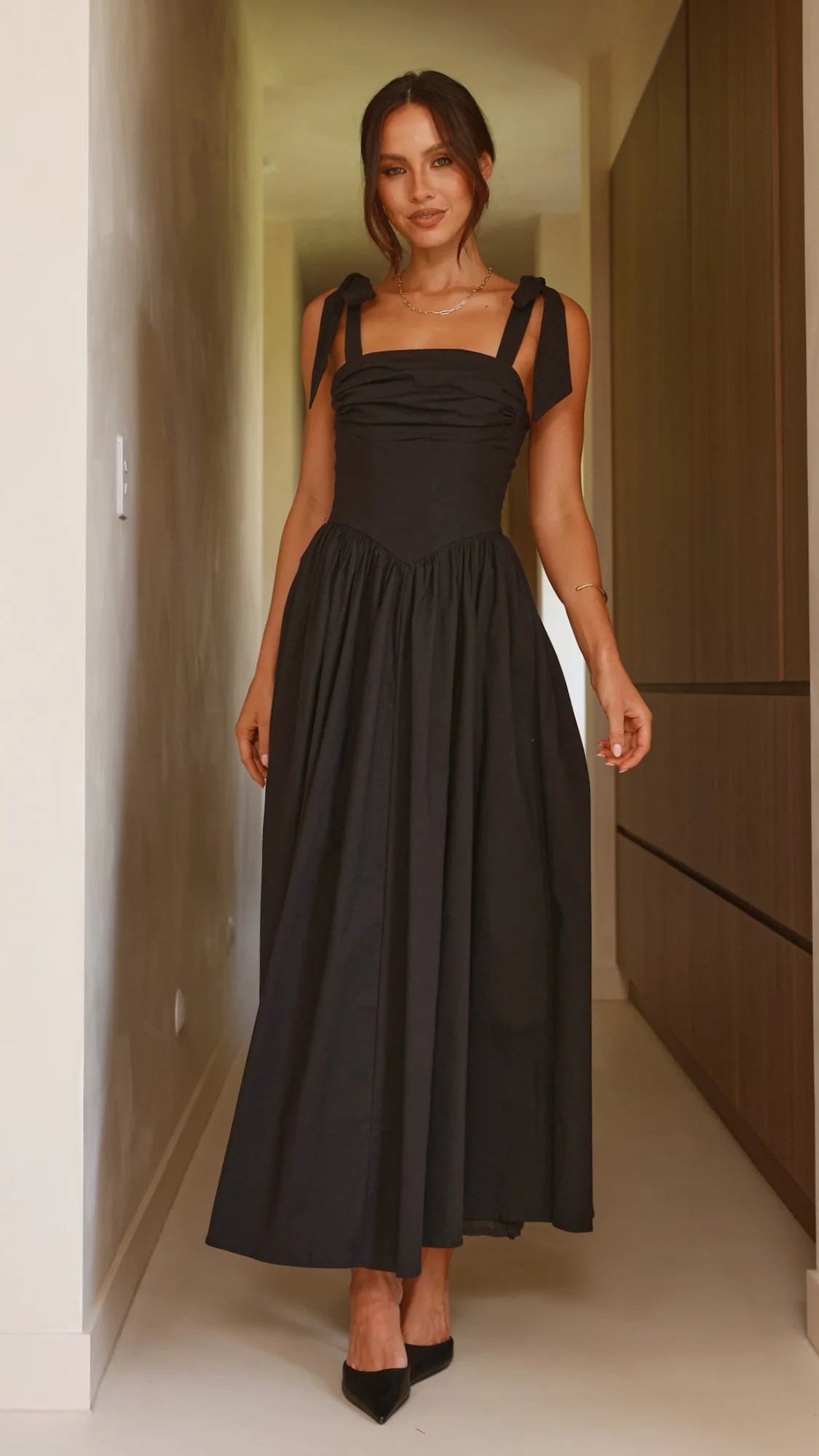 Haisley Maxi Dress - Black - Image 6