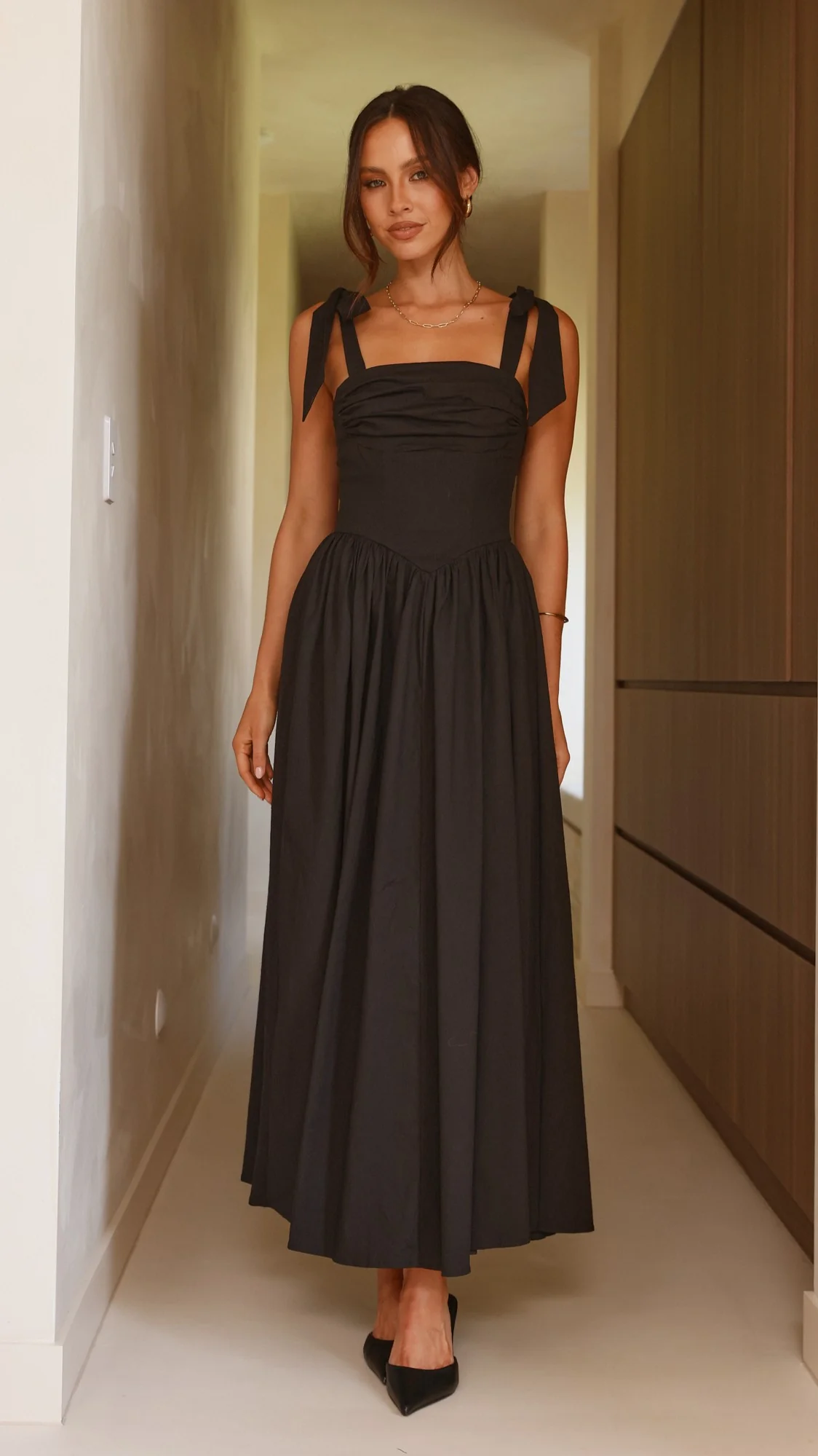 Haisley Maxi Dress - Black - Image 8