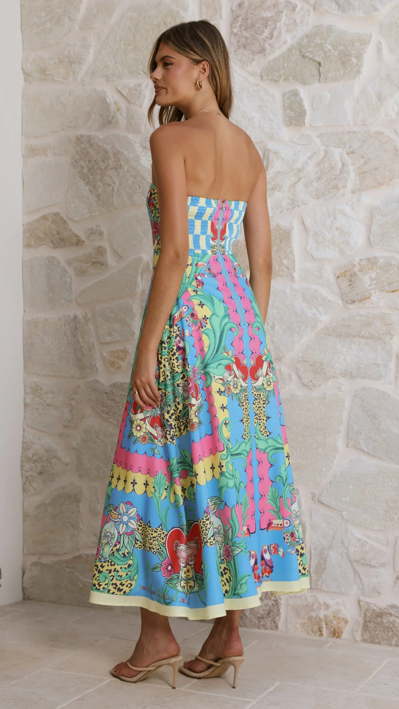 Azure Maxi Dress - Tropical Rio - Image 2