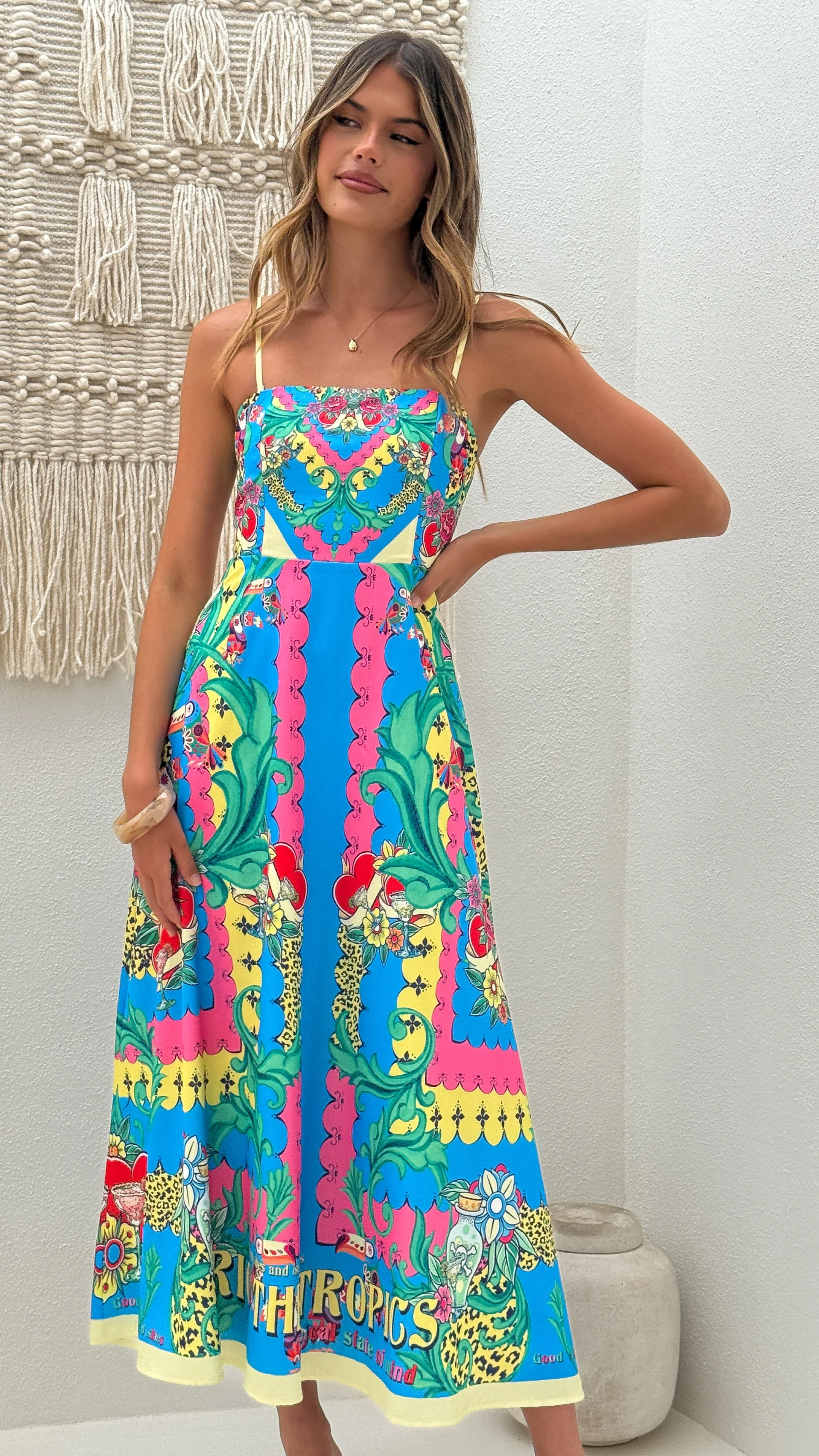 Azure Maxi Dress - Tropical Rio - Image 5