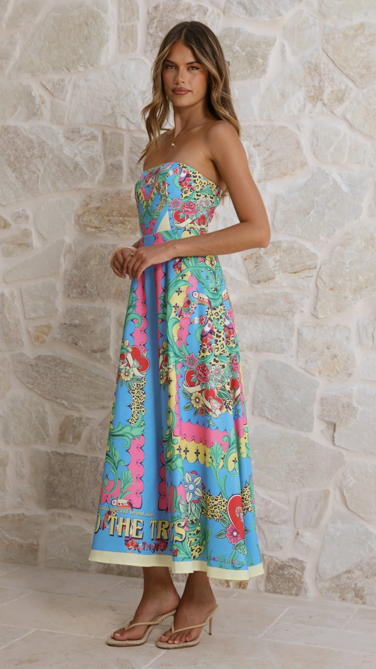 Azure Maxi Dress - Tropical Rio - Image 8