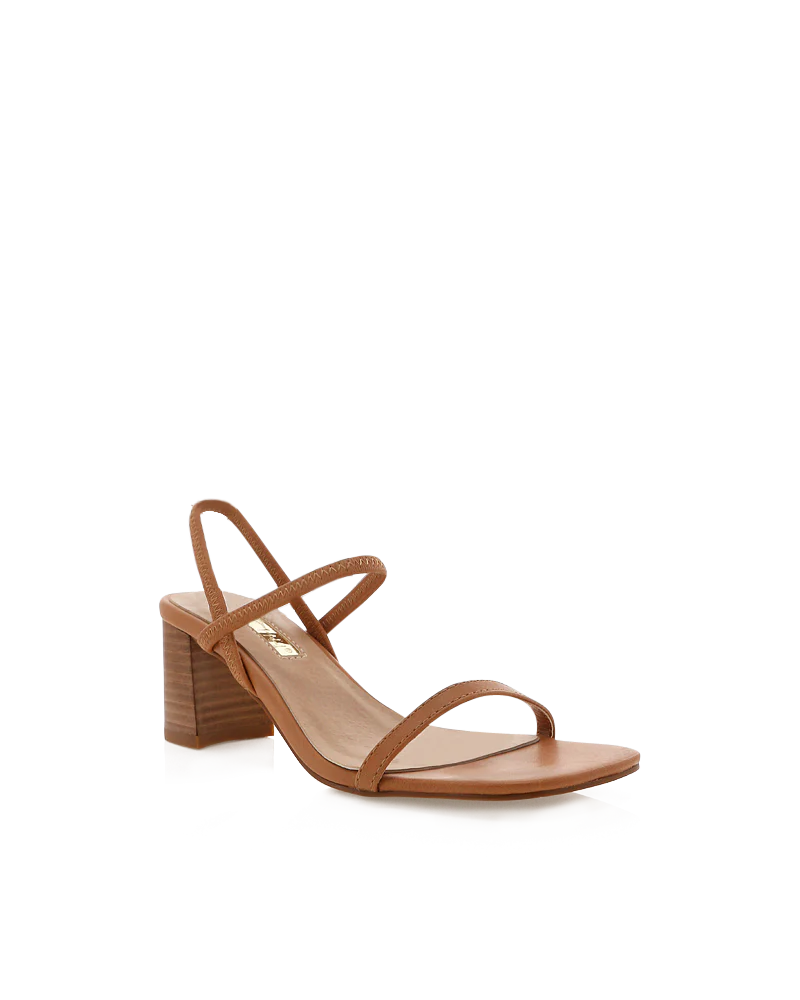 Balton Mule Heel - Sugar Brown / Natural - Image 7